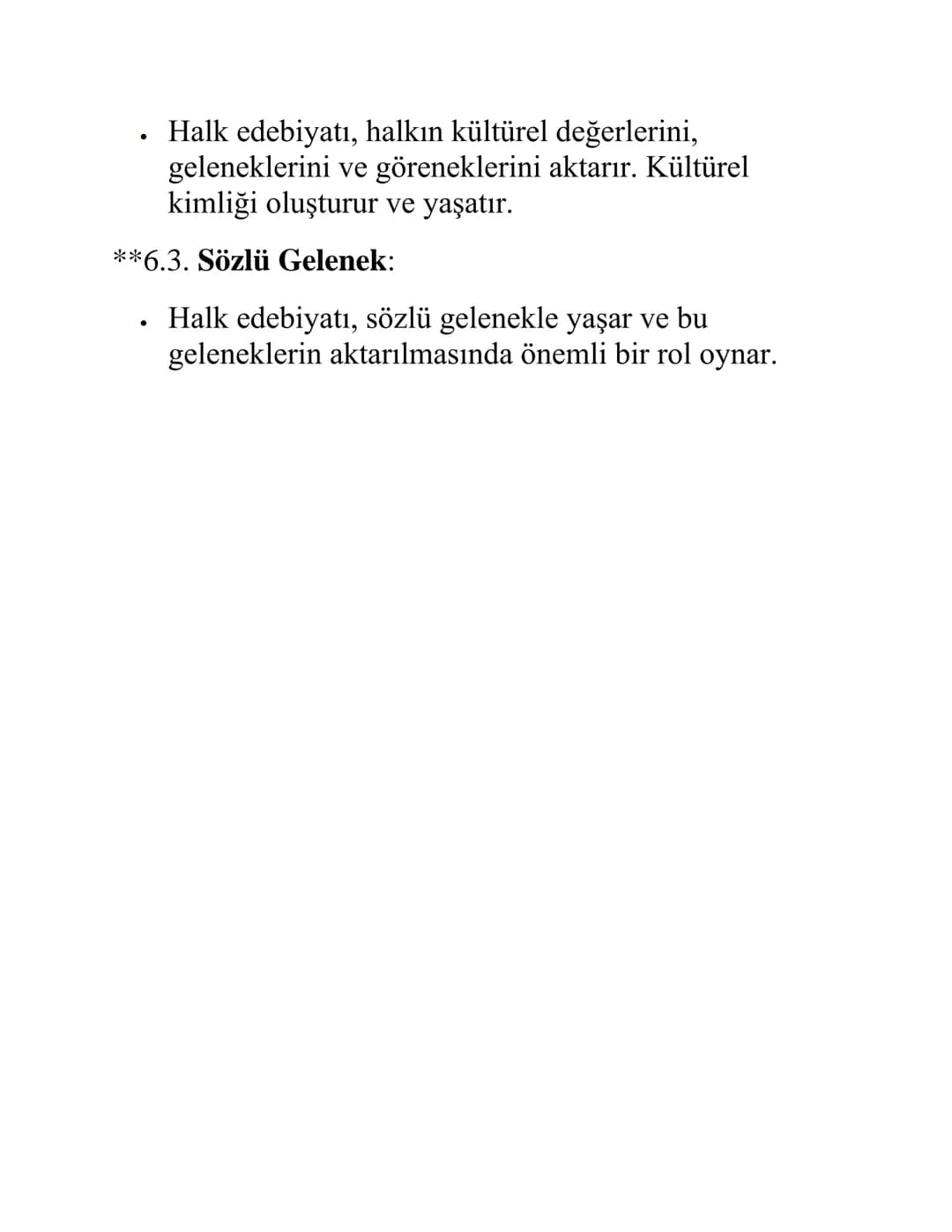 AYT Edebiyat: Halk Edebiyatı
1. Halk Edebiyatının Tanımı ve Özellikleri
**1.1. Tanım:
.
Halk Edebiyatı, halk arasında sözlü olarak gelişen,
