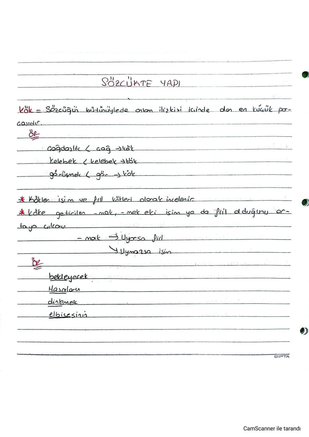 SÖZCÜKTE YAPI
kök - Sözcüğün bistünüylede orlon ilişkisi içinde don en küçük por-
Gasıdır.
ÖR
• Gağdaşlık ( çağ skök
kelebek (kelebek tkők
g