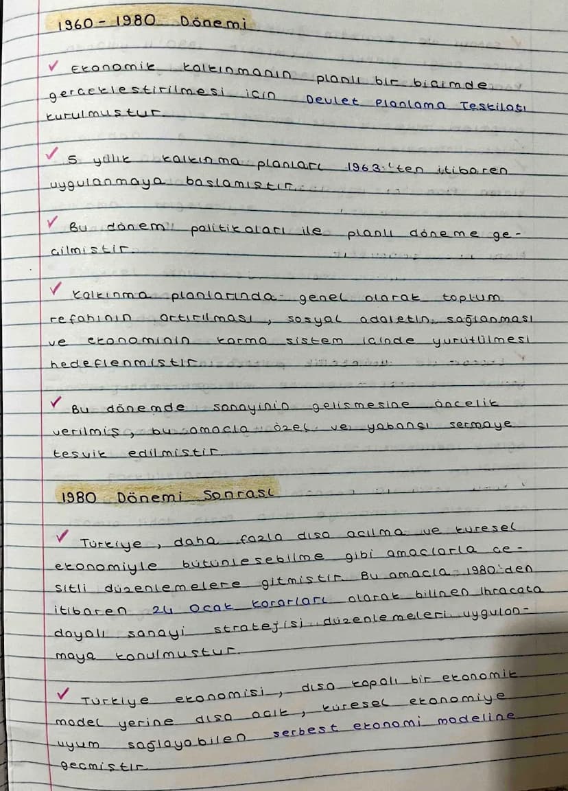 Türkiye'nin
Ekonomi
Politikaları
ülteler; uyguladıkları ekonomi polititoları sayesin
de istihdami ve üretimi artırma, fiyat istikrarl
sağlam