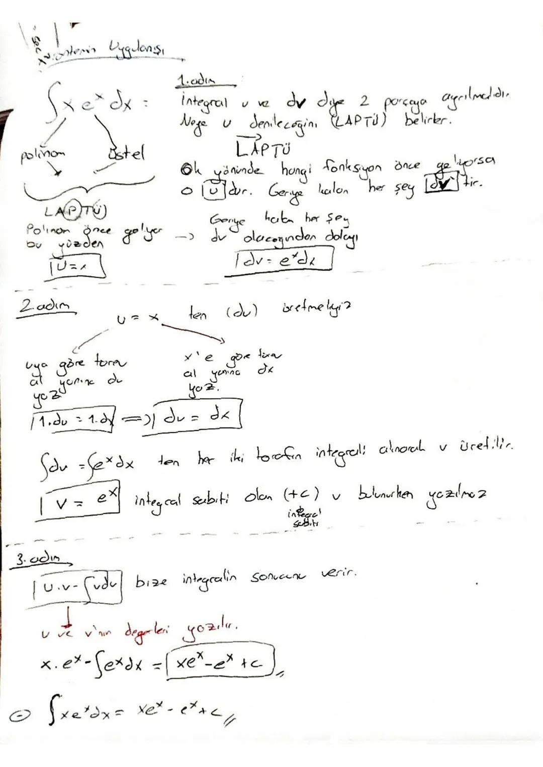 Jup
# Integral Temel Bilgiler
tegral türevin tersidir.

$f(x) \longrightarrow F'(x)$

antiderivative = Ters türev = integral

$f(x)) \longri