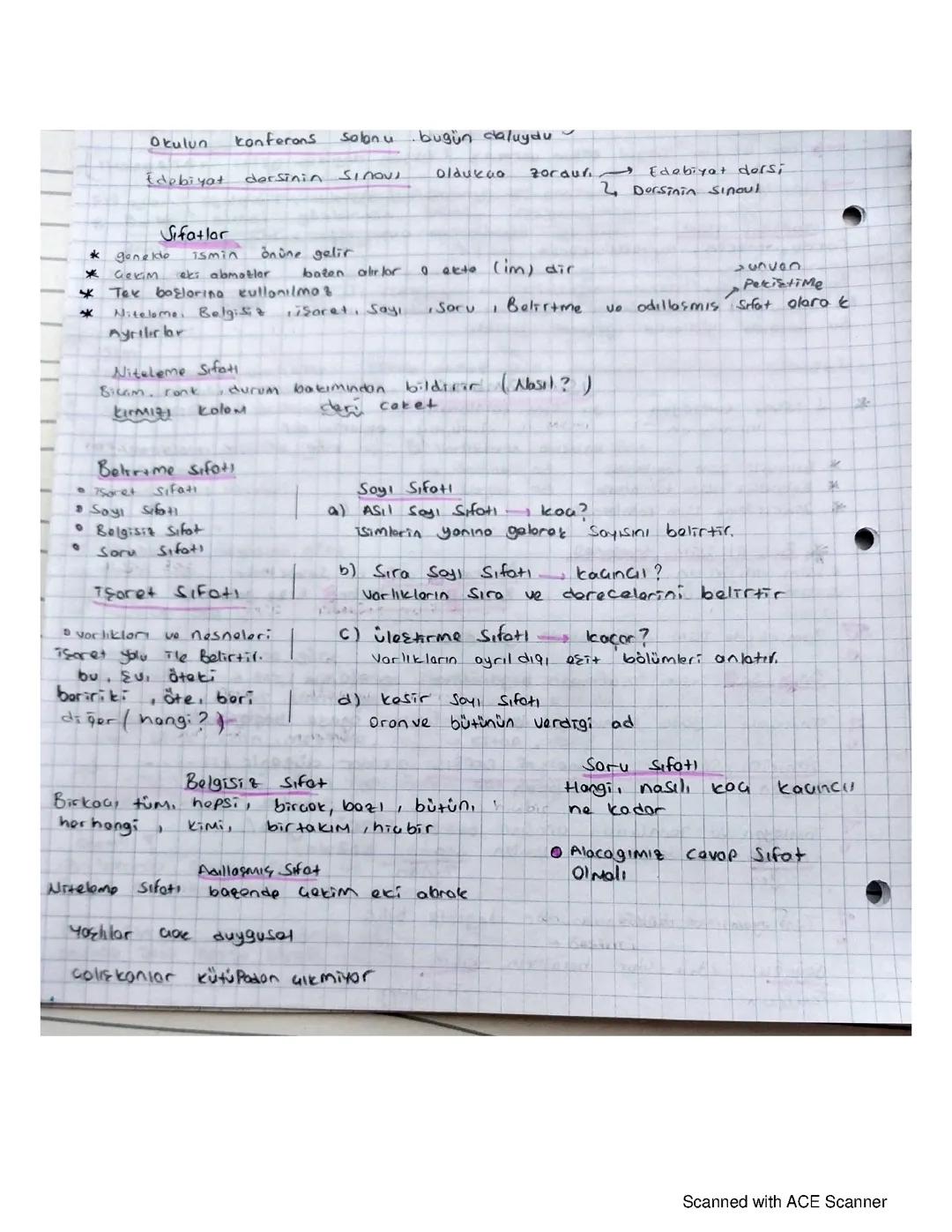 TYT Türkçe Sıfatlar ve Sıfat Tamlamaları