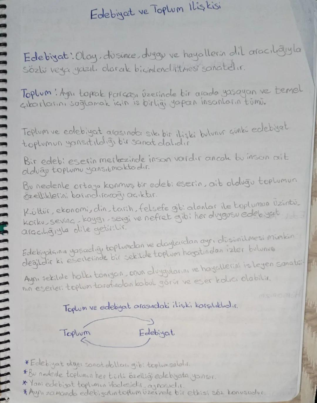 # Edebiyat ve Toplum ilişkisi

Edebiyat: Olay, duşünce, duygu ve hayallerin dil aracılığıyla
Sözlü veya yazılı darak biçimlendirilmesi sanat