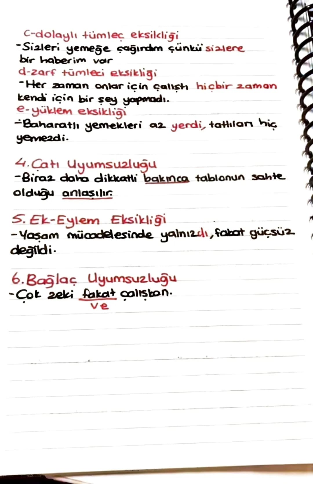 Anlatım Bozuklukları
Anlama Dayalı
1-Gereksiz Sözcük ve Ek Kullanımı.
2- Yanlış Anlamda Sözcük Kullanımı
3-Celişen sózcüklerin bir arada kul