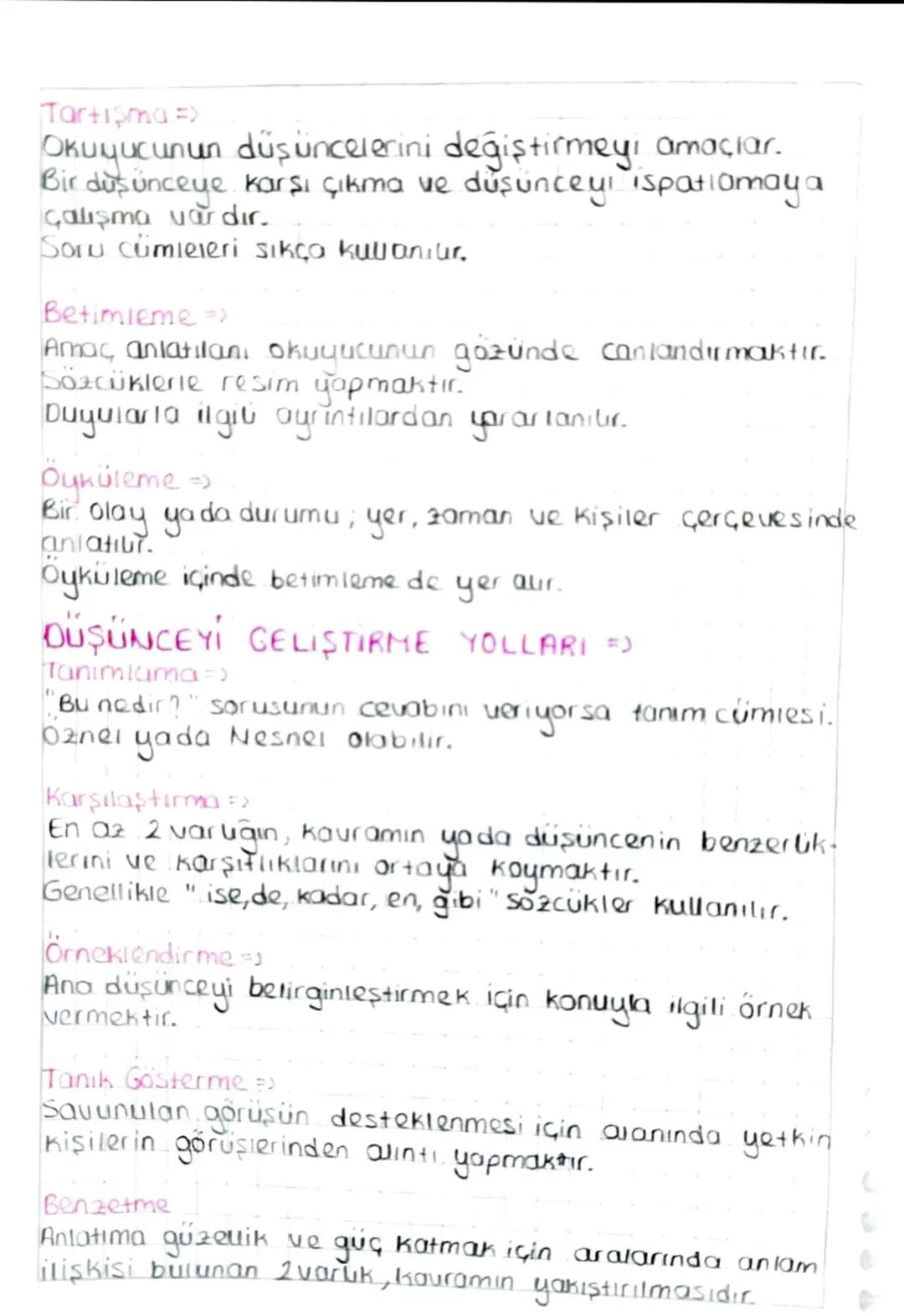 # PARÇADA ANLAM CPARAGRAF):
PARAGRAFTA KONU: "Bu parçada ne anlatılıyor?" Sorusu-
nun cevabını verir. Yazarın ele aldığı, üzerinde durduğu
k