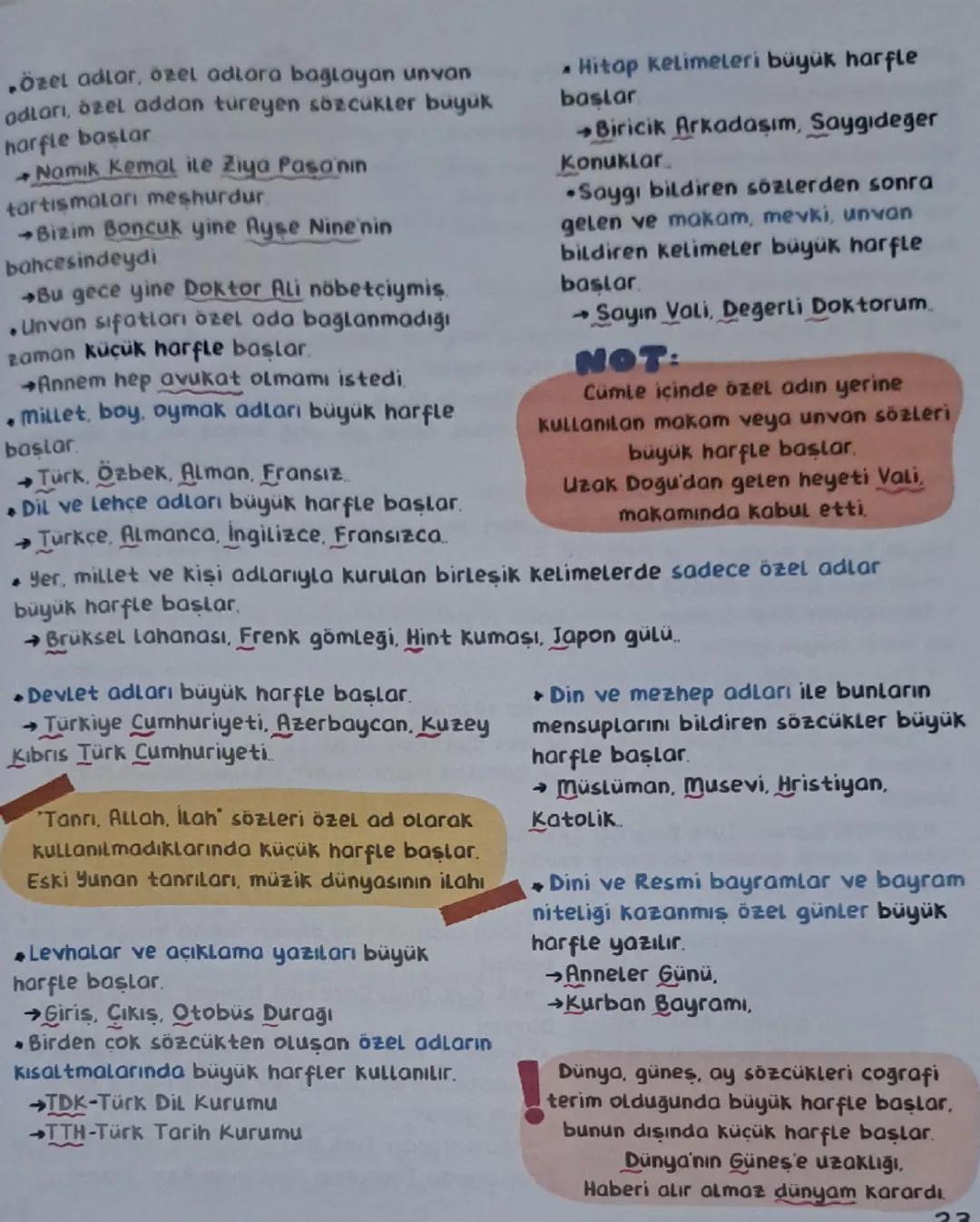 # YAZIM KURALLARI

BÜYÜK HARFLERİN KULLANILDIĞI YERLER

• Cümleler büyük harfle başlar

→Dun hava cok güzeldi.

• İki noktadan sonra gelen c