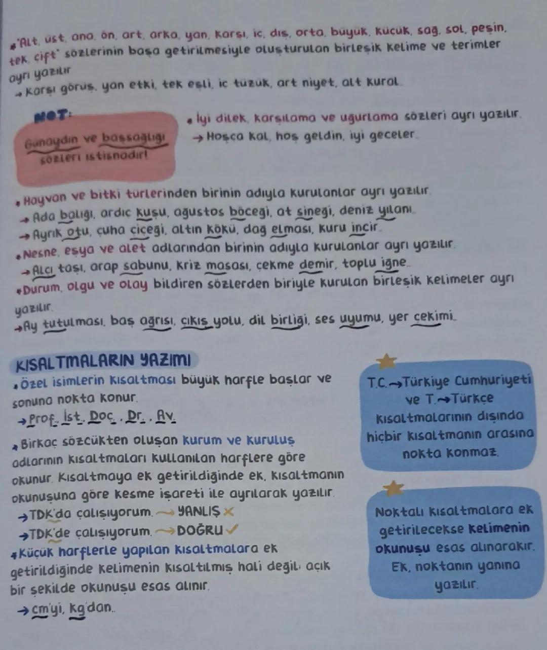 # YAZIM KURALLARI

BÜYÜK HARFLERİN KULLANILDIĞI YERLER

• Cümleler büyük harfle başlar

→Dun hava cok güzeldi.

• İki noktadan sonra gelen c