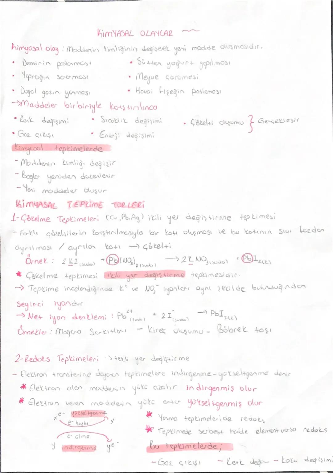 # KIMYASAL OLAYLAR

himyasal olay: Maddenin kimliğinin değişerek yeni modde oluşmasıdır.

- Demirin poolcamos!
- Sütten yoğurt yapılması
- Y