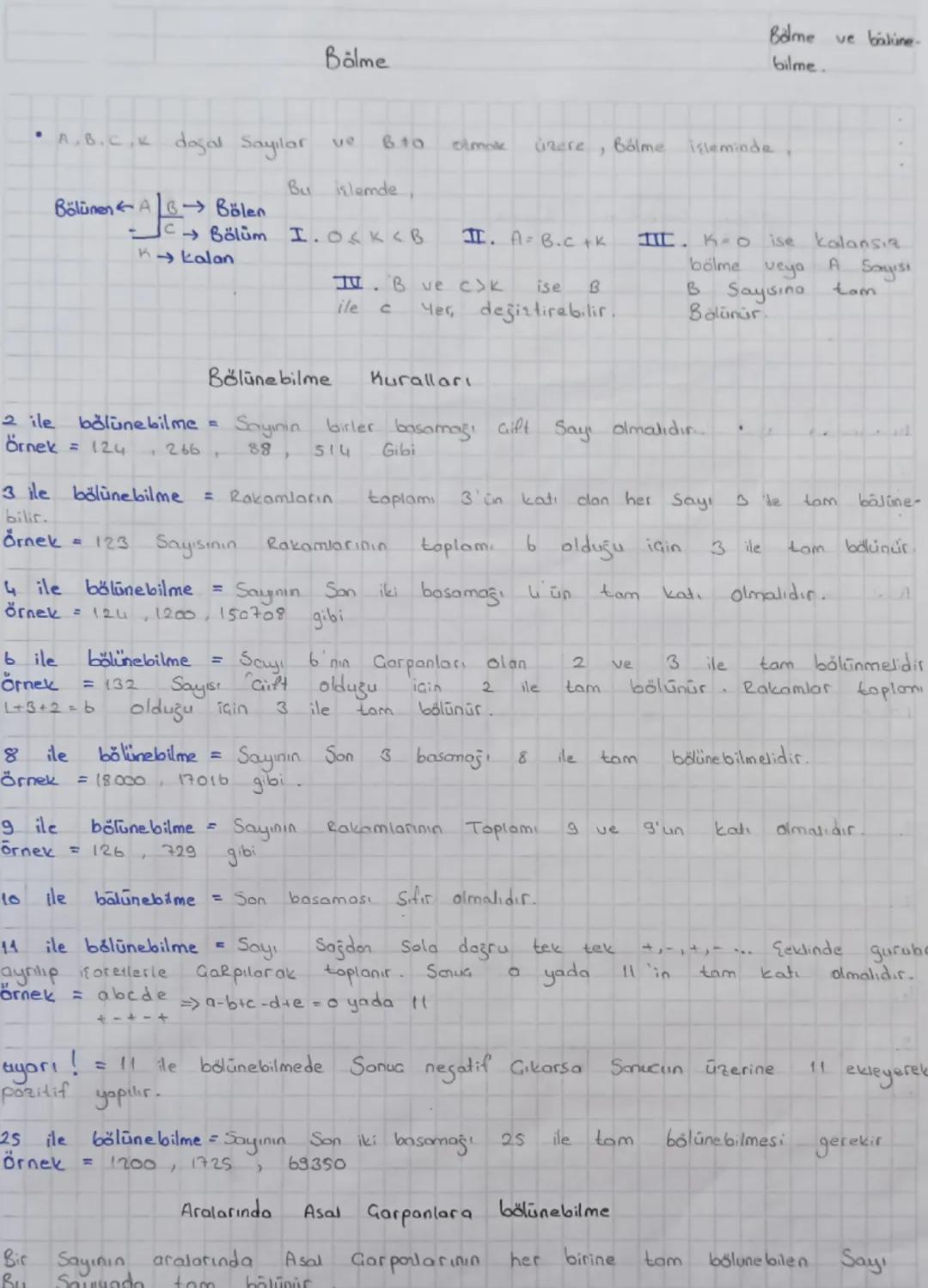 Bölme
Balme ve baline.
bilme.
• A,B,C,K doğal Sayılar ve
6.40
olmak
üzere
Bolme
işleminde
Bu
islamde
Bölünen ABBölen.
C Bölüm 1.OLK <B
Kkala