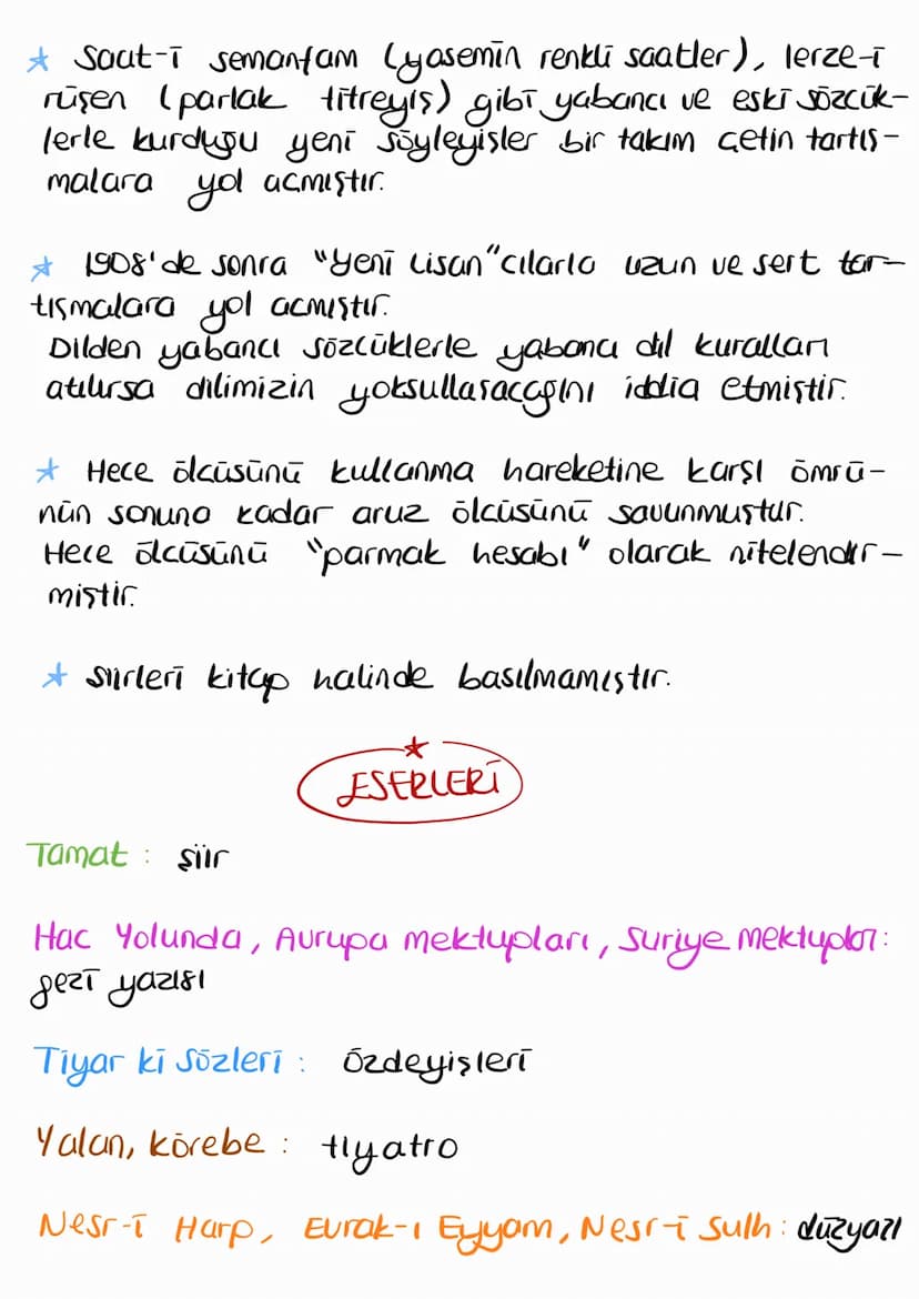 CENAP SAHABETTIN
* Asıl mesleği doktorluk olar
sanatu, Tevfik Fikret'ten
sonra dönemin en önemli sciri-
dir.
* ihtisas için gönderildiği Par