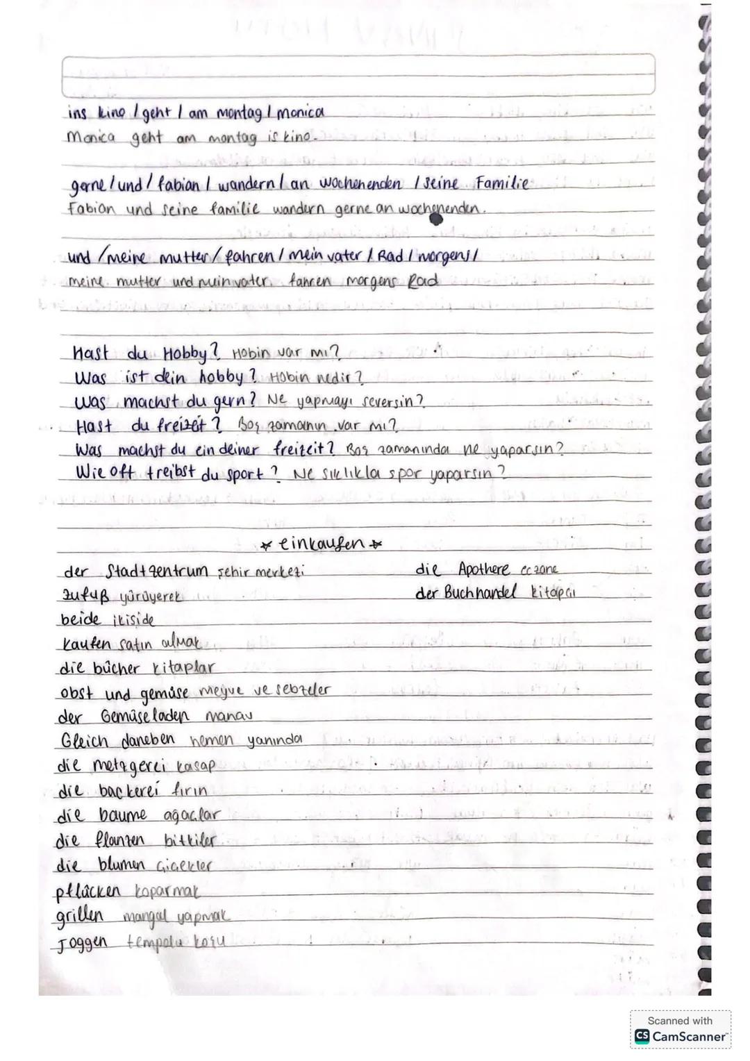 SINAV NOTU
sind Goğul
dir /dir
was ist deine Hobby!
Hobinnen
Was sind deine Hobby?
Hobilerin neler?
Was sind deine freeeitaktivitaten Serbes