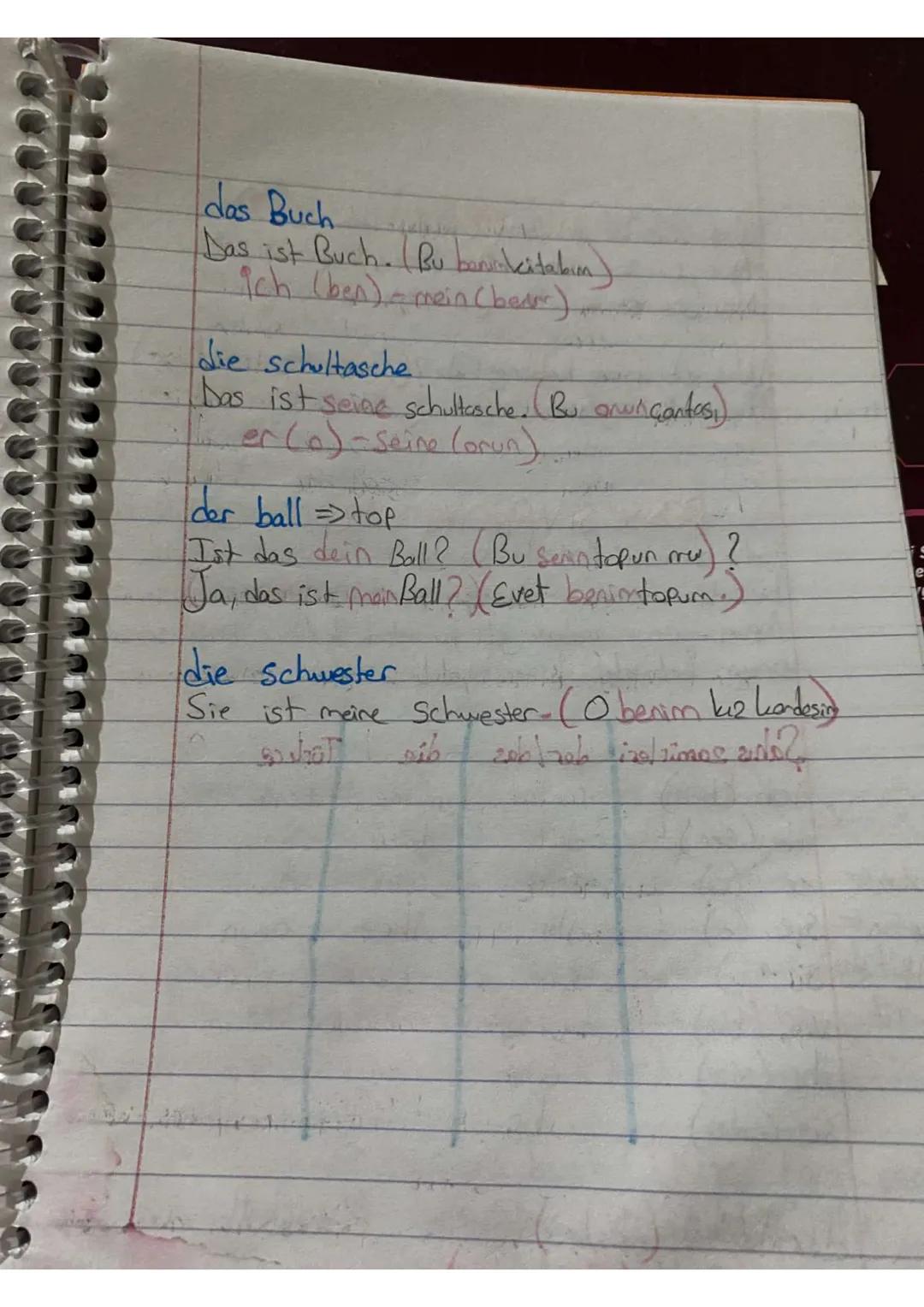 2. Unite
Der artikel (Tanlaya)=
Almancada isimlerin 3 cinsi mevcuttur ve her isim bu üç
gruptan birine dahibir. Bunlari
1) Maskulin (Eril ci