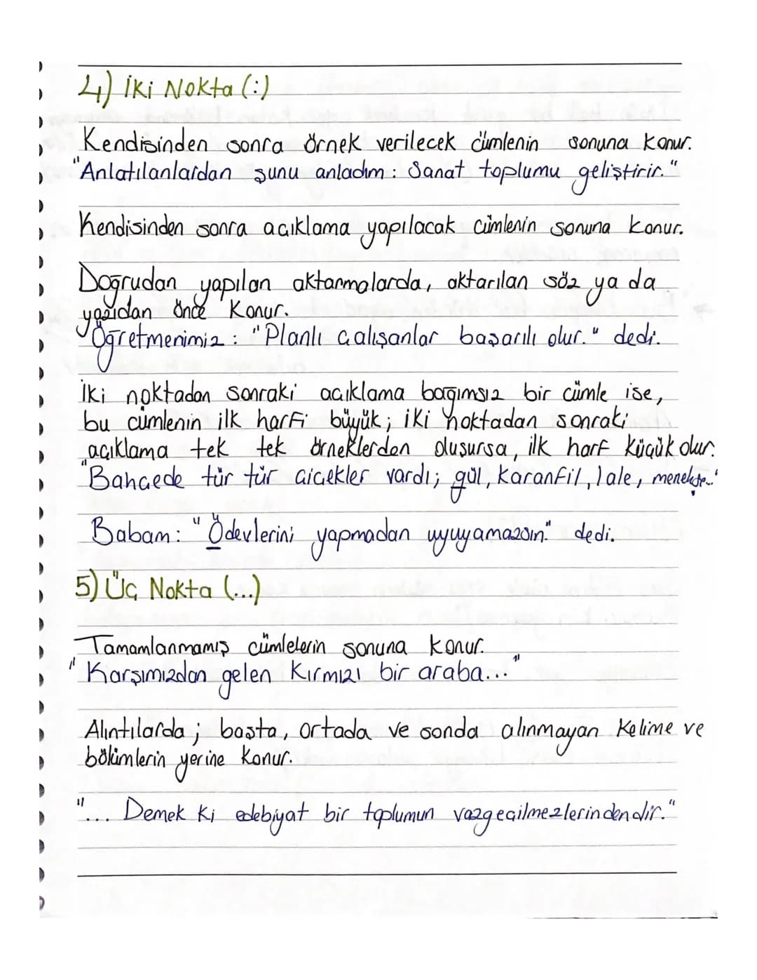 TVT Türkçe-Noktalama işaretleri
1) Nokta (.)
- Cümlenin sonuna konur
- Kısaltmaların sonuna konur. Dr. Ayhan Bey/Dt. Zeynep Uğjuak
-Sayılard