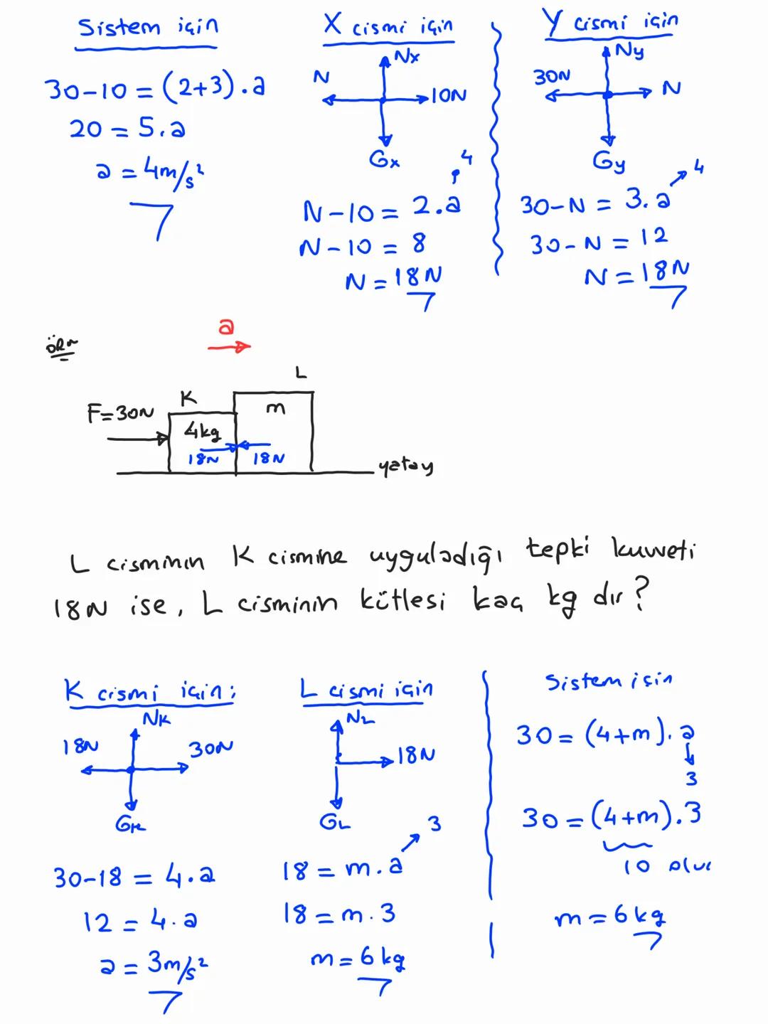 # NEWITON HAREKET YASALARI

3) Eylemsizlik Yasası :

Bir cisim dengede ise cisme etki eden net kuvvet
(Fnet) sıfırdır.

Bir cisim dengede is