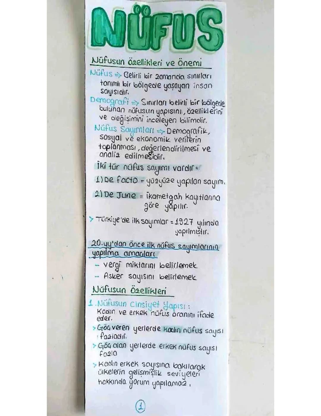 Coğrafya-Nüfus 