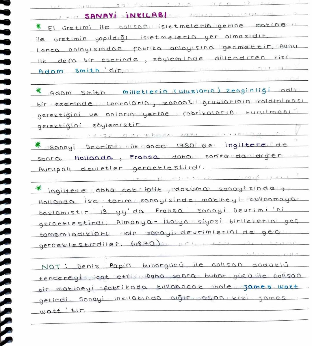 ile
SANAYİ İNKILABI.
El üretimi ile collSOD isletmelerin yerine
üretimin yapıldığı
isletmelerin
yer
makine.
almasıdır
Lonca anlayışından fab