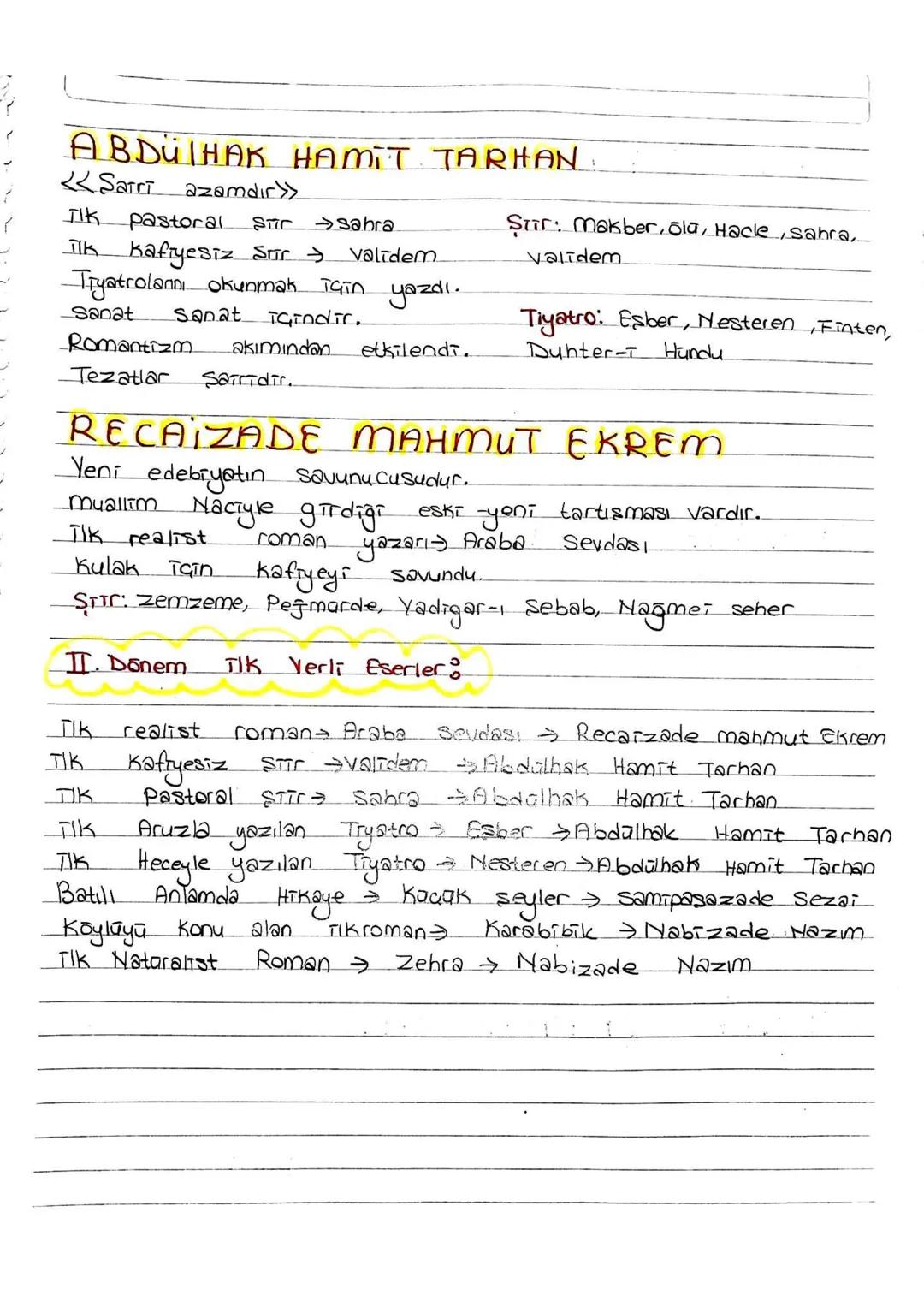 SERVETI FÛNUN STiRi
Sanat Tçindir anlayışı vardır.
→DTLT ağır ve suslūdur
> Sanat
→ Sanattan anlayan aristokrat
→ Aruz ōlçūsanū Kullandılar
