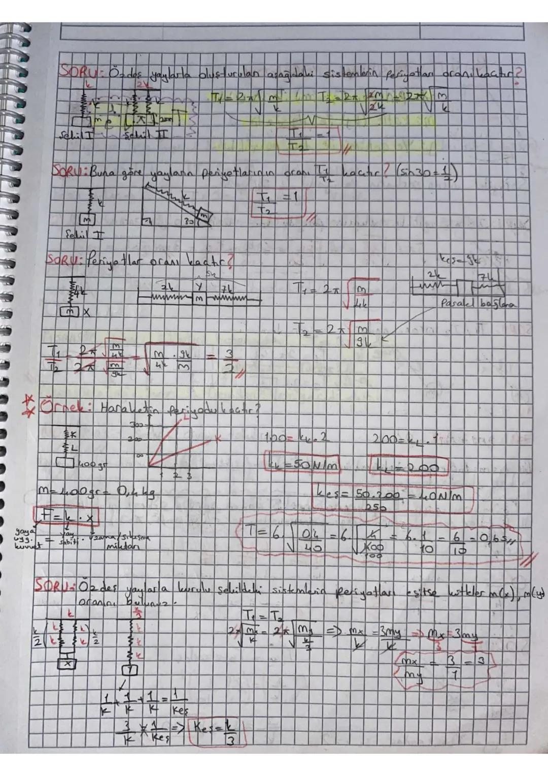 BAST
HARMONIK HARAKET (BHH
* Sürekli kending tekrarlayan harakete "Periyadik haraket, tikesion harakett, Sallan
haraketi veya basit harmork 
