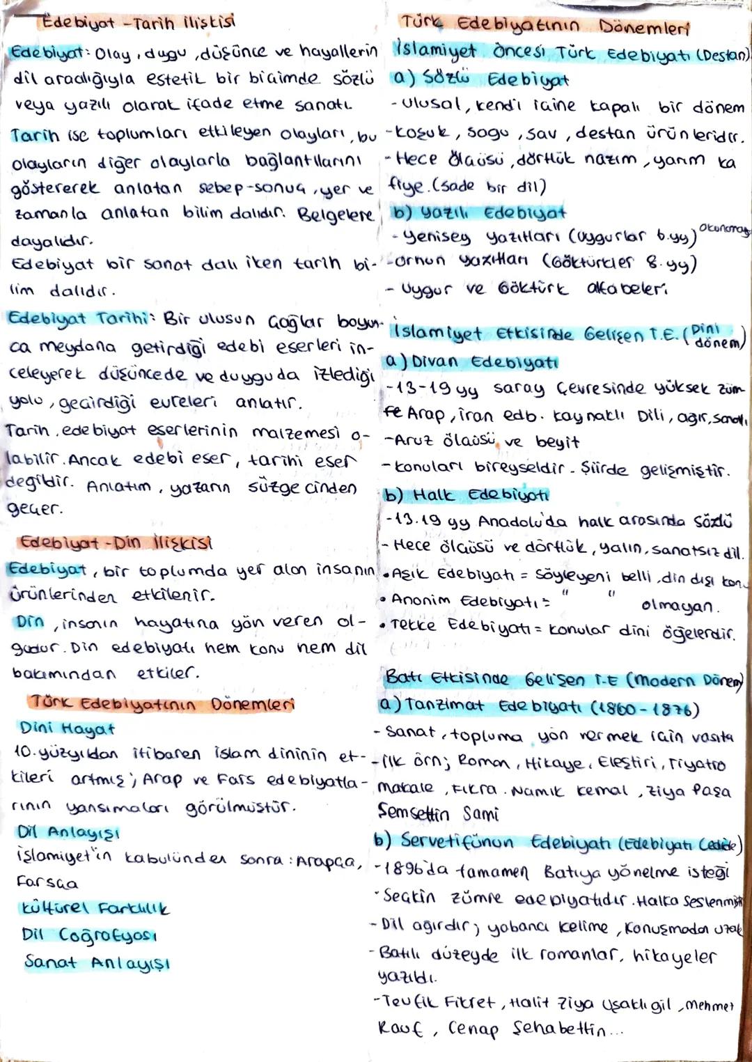 Edebiyat - Tarih ilişkisi
Edebiyat: Olay, dugu, düşünce ve hayallerin
dil araalığıyla estetik bir bilimde sözlü
veya yazılı olarak ifade etm