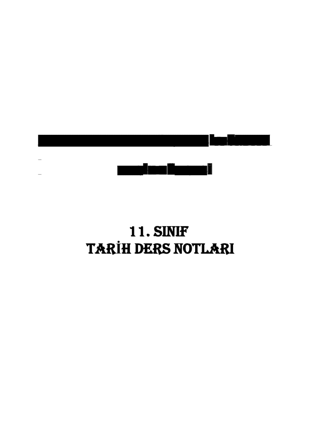 11. SINIF
TARİH DERS NOTLARI 1. ÜNİTE
DEĞİŞEN DÜNYA DENGELERİ KARŞISINDA OSMANLI
SİYASETİ (1595-1774)
XVII. YÜZYIL SİYASİ ORTAMINDA OSMANLI 