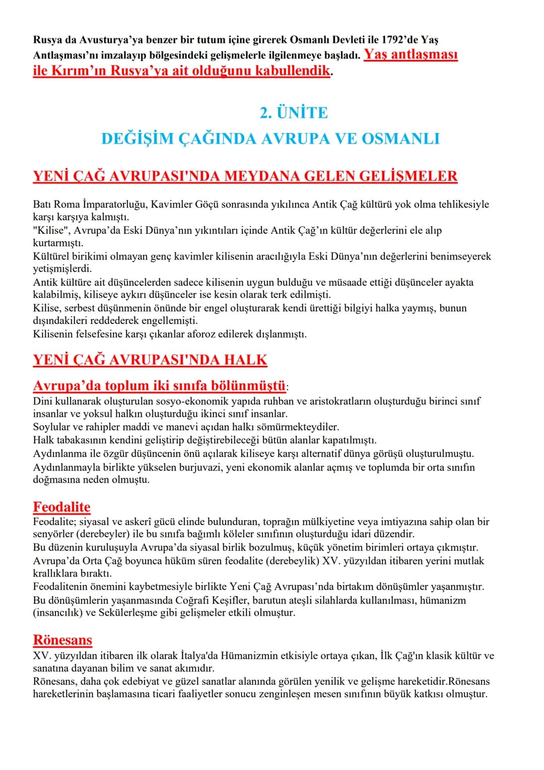 11. SINIF
TARİH DERS NOTLARI 1. ÜNİTE
DEĞİŞEN DÜNYA DENGELERİ KARŞISINDA OSMANLI
SİYASETİ (1595-1774)
XVII. YÜZYIL SİYASİ ORTAMINDA OSMANLI 