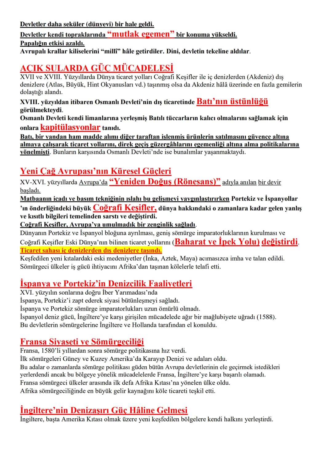 11. SINIF
TARİH DERS NOTLARI 1. ÜNİTE
DEĞİŞEN DÜNYA DENGELERİ KARŞISINDA OSMANLI
SİYASETİ (1595-1774)
XVII. YÜZYIL SİYASİ ORTAMINDA OSMANLI 