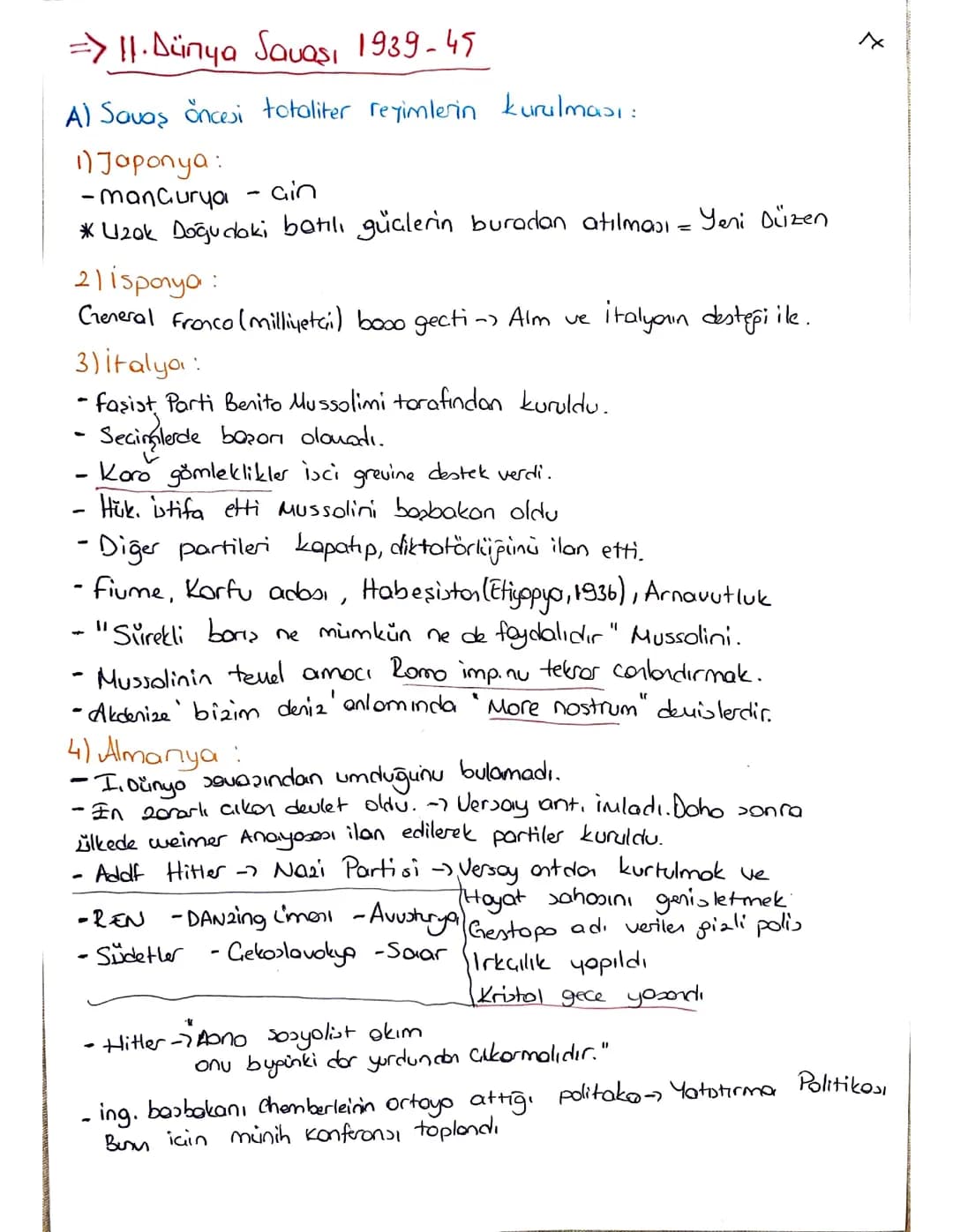 2. Dünya Savaşı Nedenleri, Sonuçları ve Türkiye - PDF İndir ve Özet