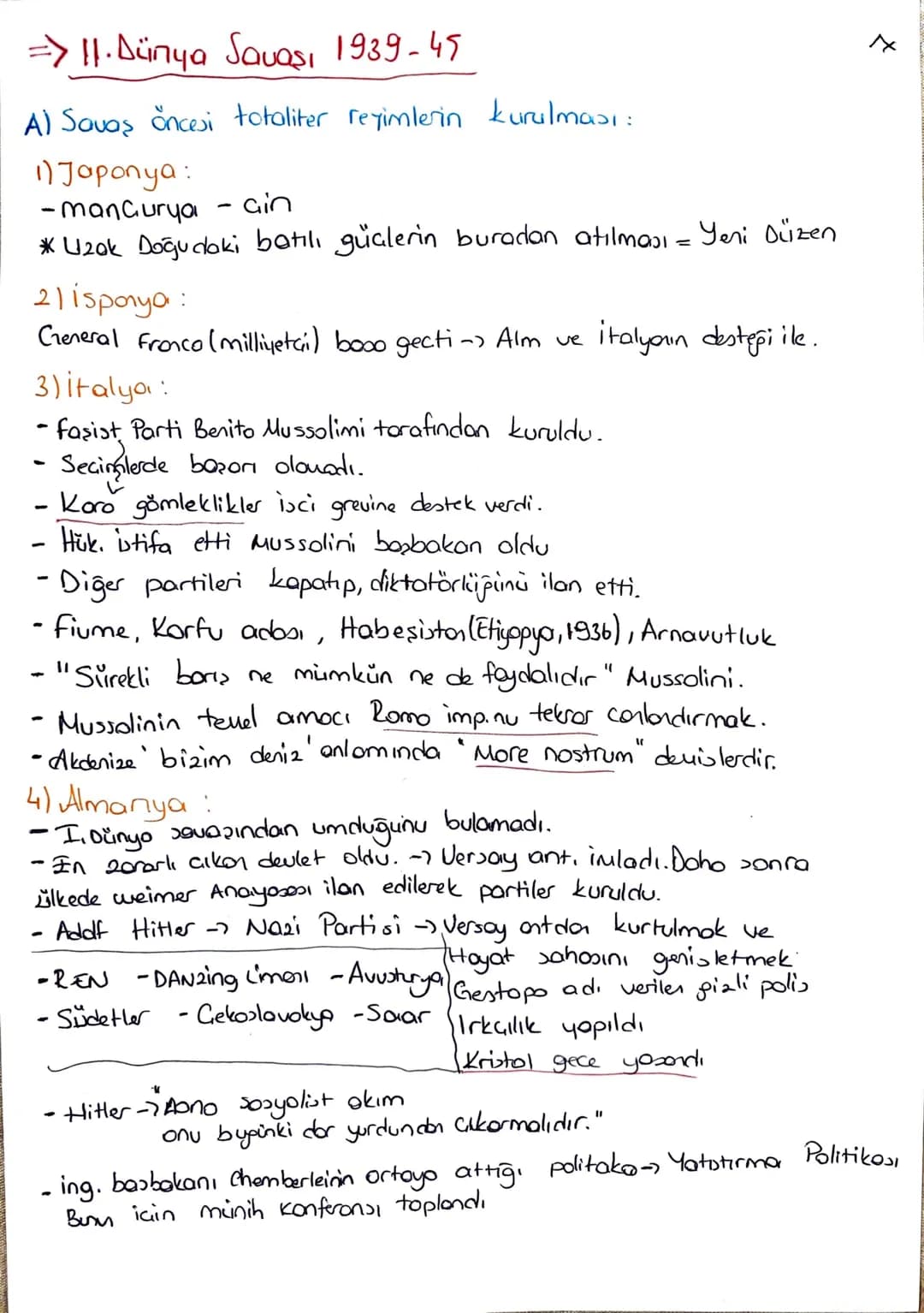 => 11. Dünya Savaşı 1939-45
A) Savaş öncesi totaliter reyimlerin kurulması:
-
-
1) Japonya:
-manCurya - ain
* Uzak Doğudaki batılı güçlerin 