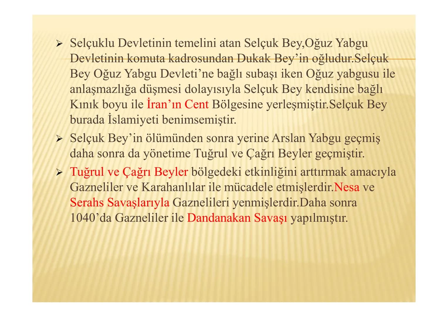 İLK TÜRK İSLAM DEVLETLERİ
MALAZGİRT TALAS SAVAŞI(751)
Orta Asya'ya doğru yayılmaya çalışan Çinliler, Orta
Asya'da fetih hareketlerinde bulun