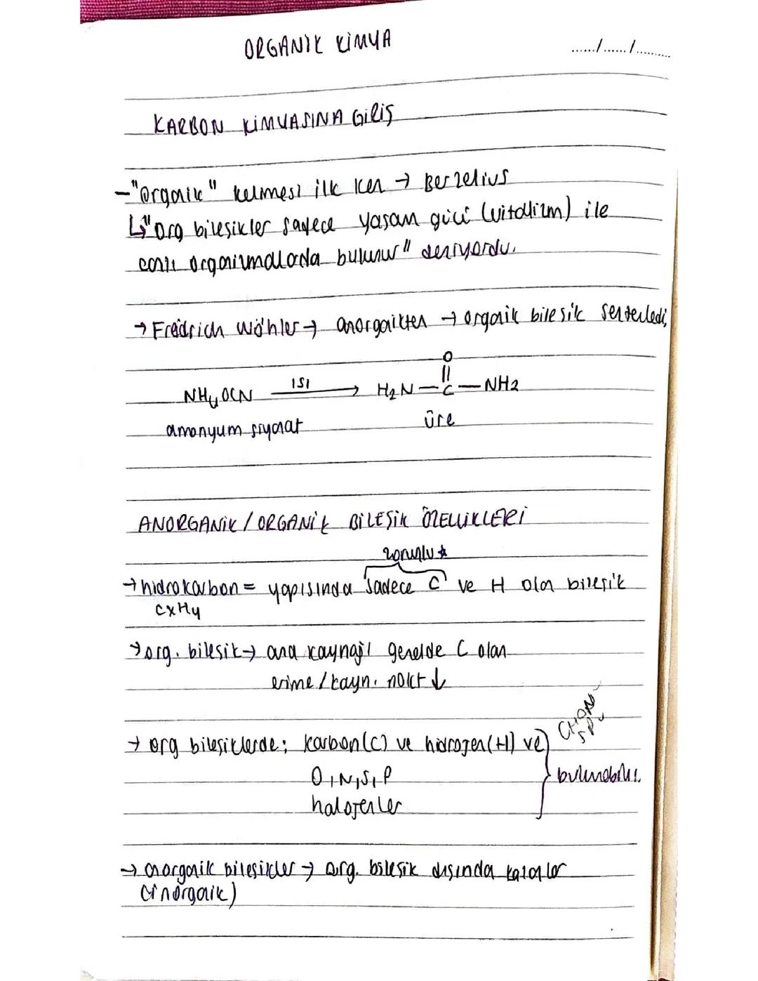 karbon kimyasına giriş