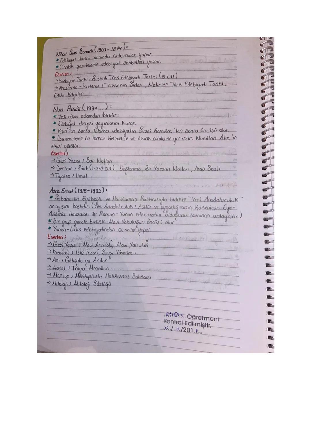 ikiye ayrılır; | 1923'ten 1940'a
Kadar
2-)1940'tan günü-
Öğretmenize kadar
Cumhuriyet Dönemi Tuck
Edebiyatı
Kontrol Edilmiştir.
201
Genel Öz