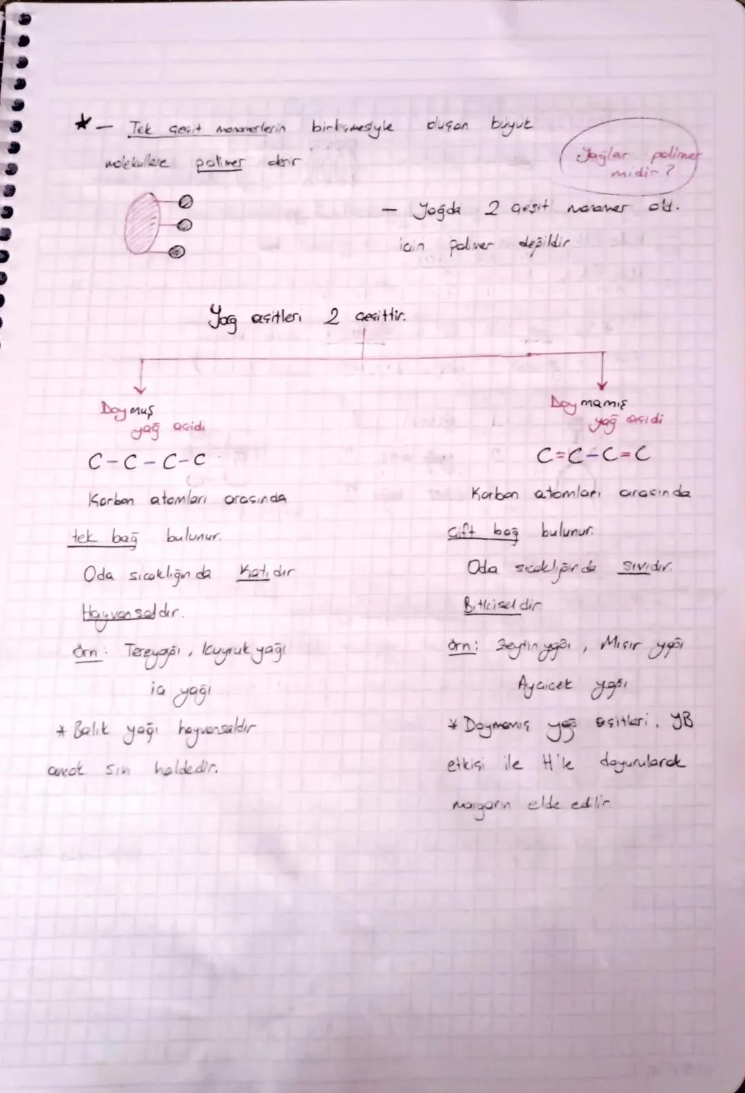 -
YAĞLAR (Lipiter)
-Organiztir (CHO~NP)
- Suda assumment..
- Enery, eldesinde 2. sırada kullanılırlar
Laun sureli acılıkte kullanım sires.
J