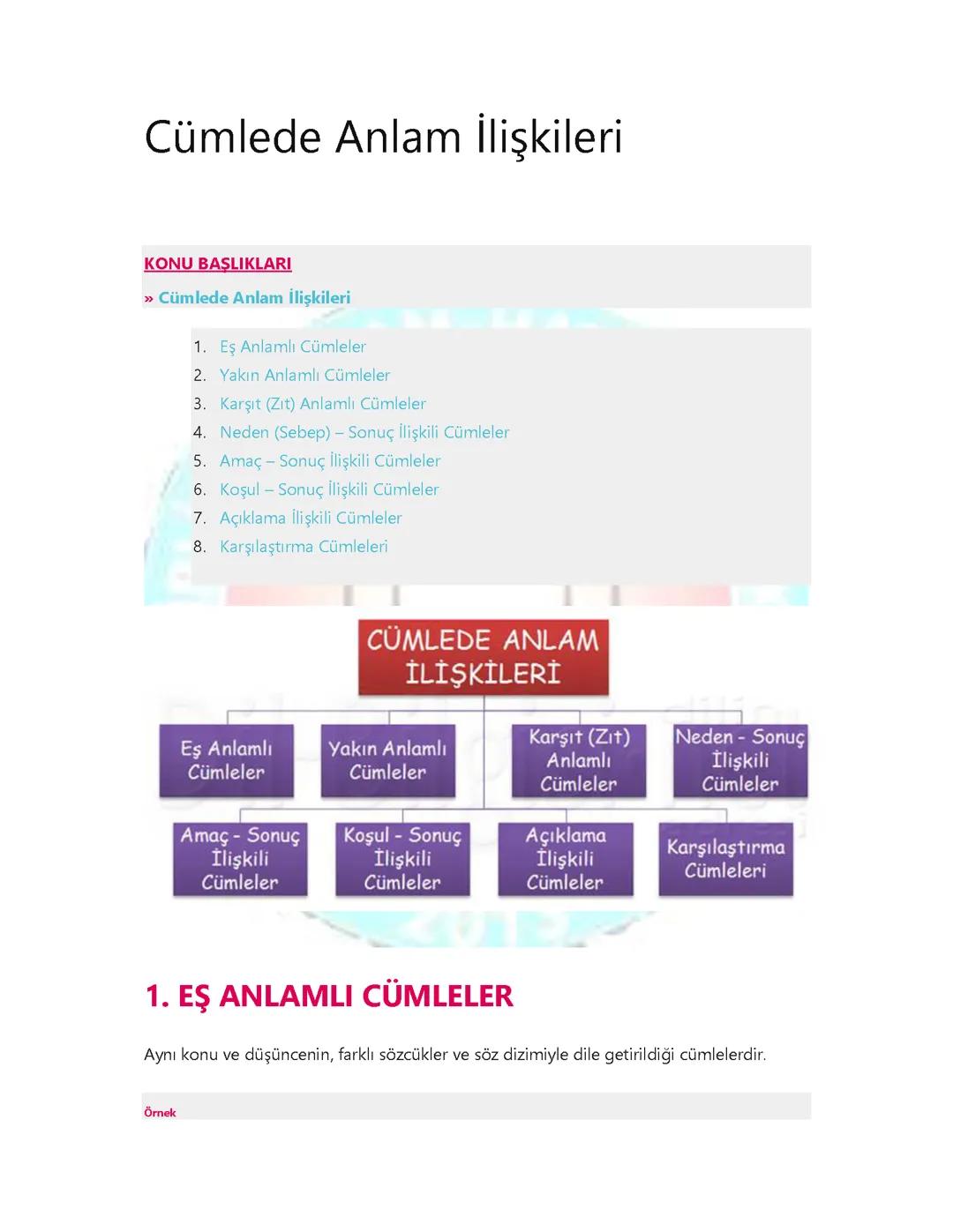 Konu Anlatımı Defteri