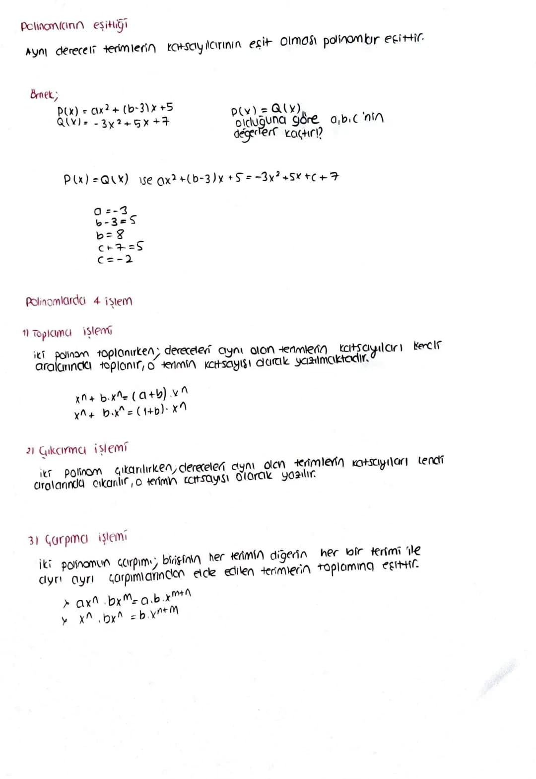 POLINOMLAR
20101, 92, 93, ..., an ER ve nEN olmak üzere;
x3
P(X) = a + a₁₁ x²+ a₂.x² + α, x³ + ... + an.xn bluimindeki ifaclelere
x değişken