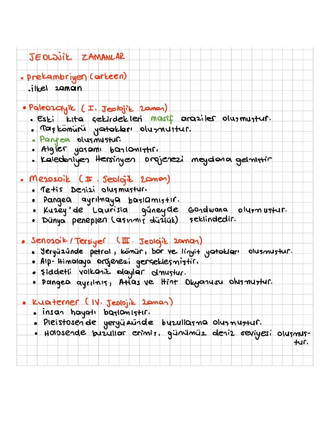 Jeolojik zamanlar 10.sınıf 1.ünite 3.konu