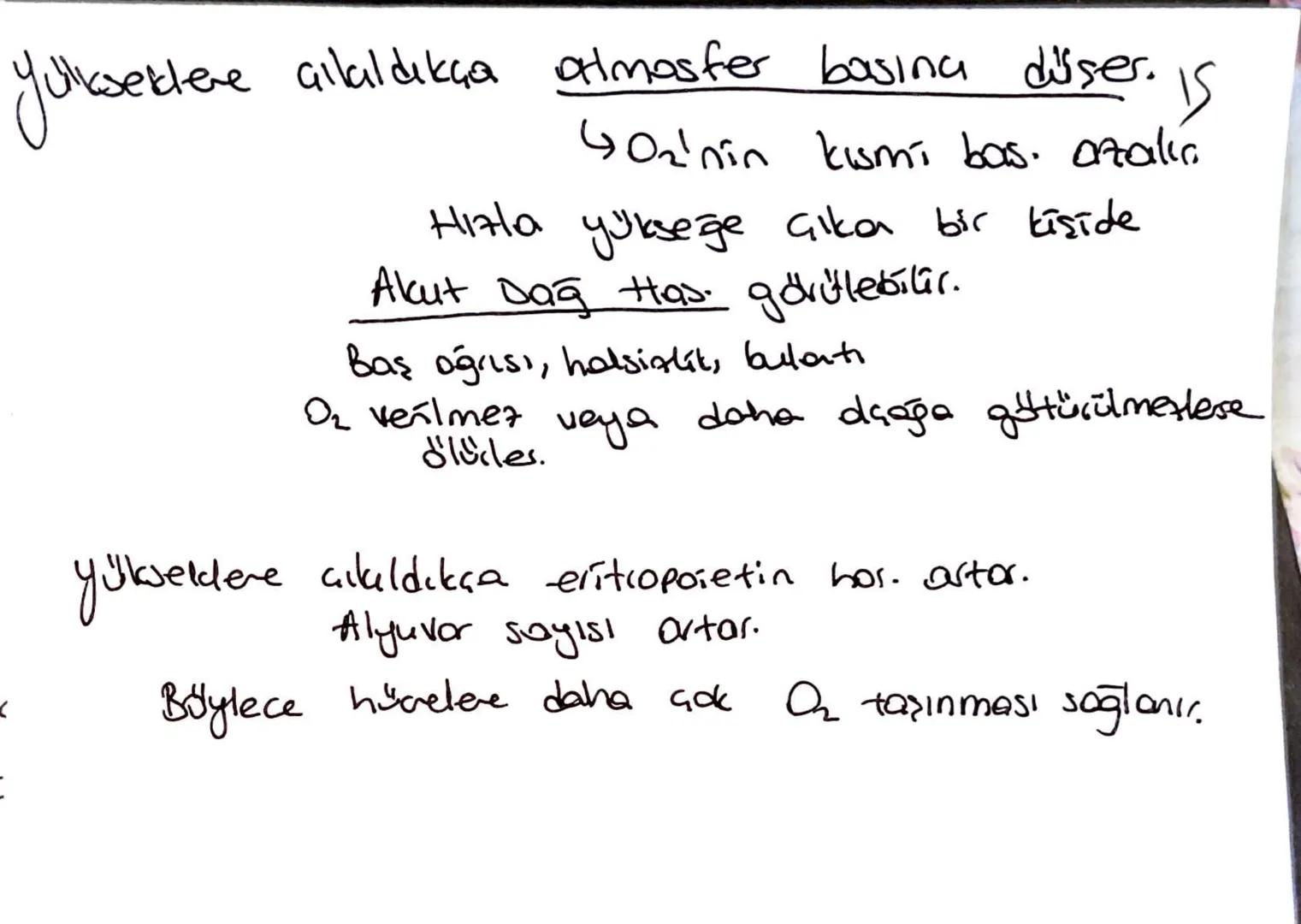 Oksijenin kasmi basınanın yüksek olduğu yetude
akciğer alveol kulallarında Hb molekülü a bağlar
O₂ basıncının düştüğü yerde doku kulallarınd