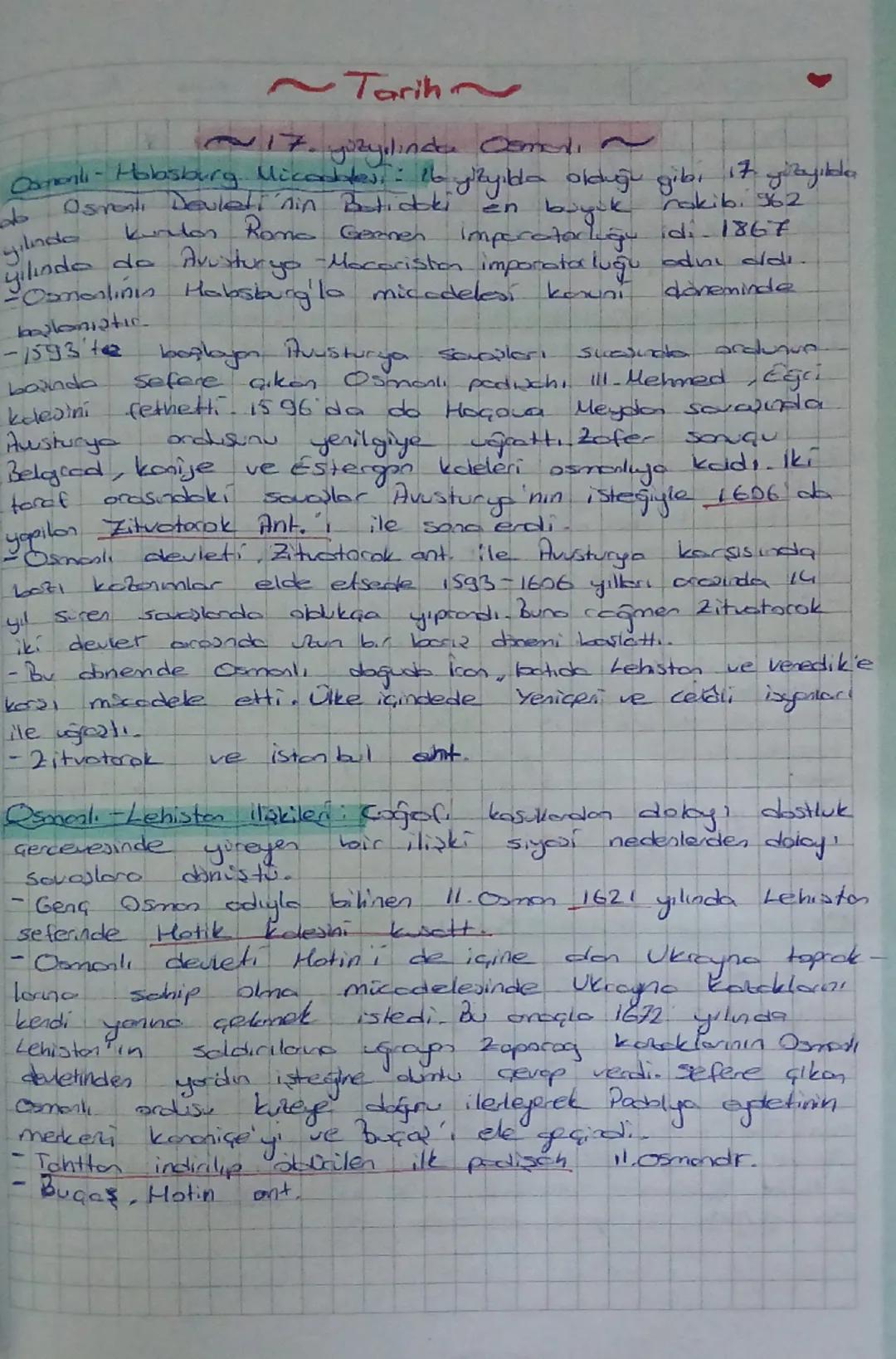 11. Sınıf Tarih 1. Ünite Özeti