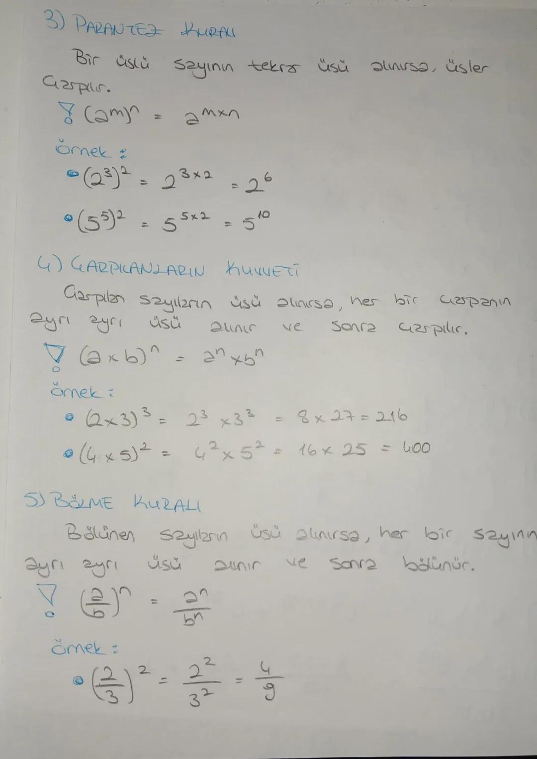 LÜSLÜ SAYILAR

!üslü sayılar, bir sayının belirli bir sayıda
Garpılması anlamına gelir. Bir üslü sayı Tki
birleşenden oluşur: taban ve us.
-