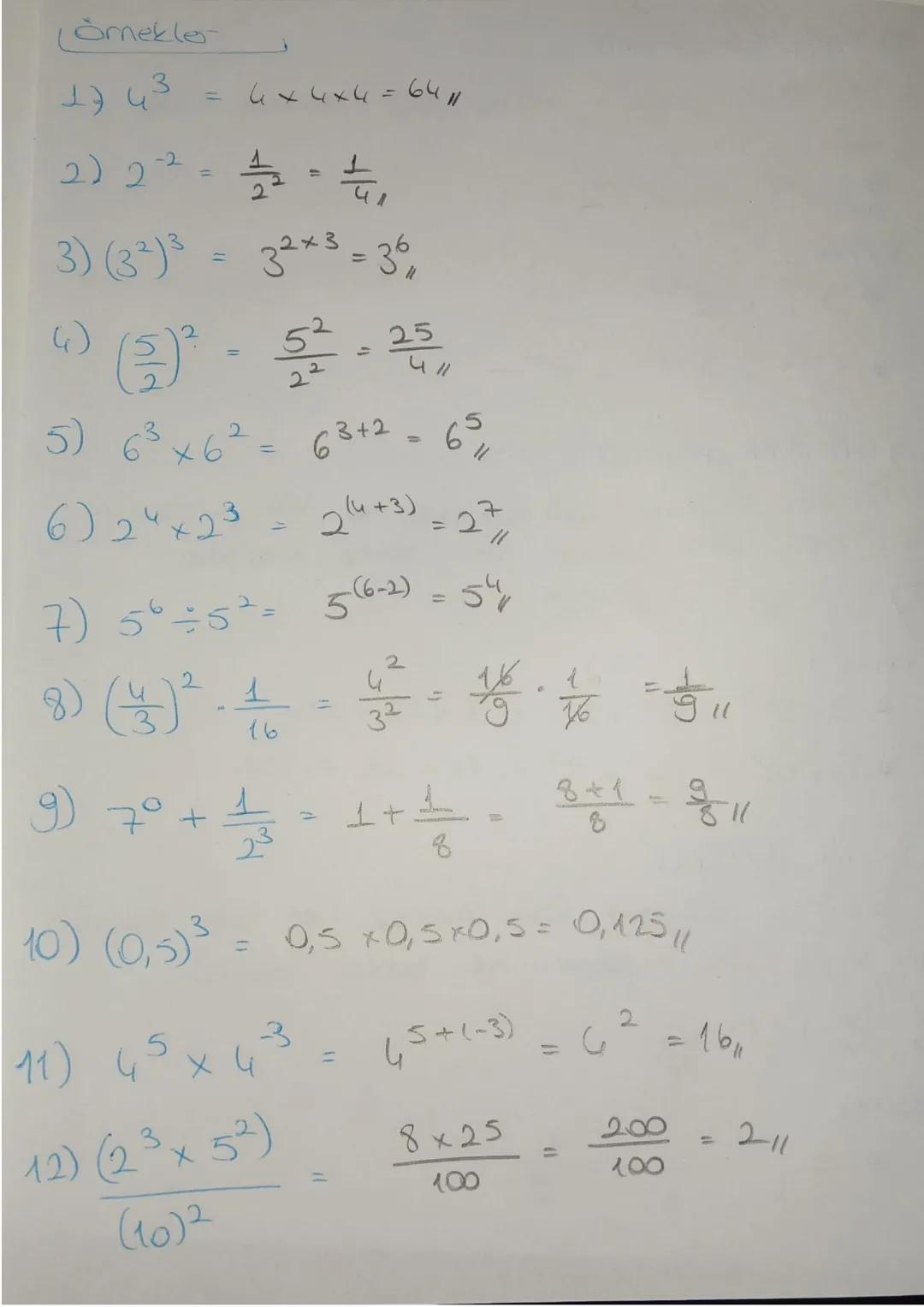 LÜSLÜ SAYILAR

!üslü sayılar, bir sayının belirli bir sayıda
Garpılması anlamına gelir. Bir üslü sayı Tki
birleşenden oluşur: taban ve us.
-