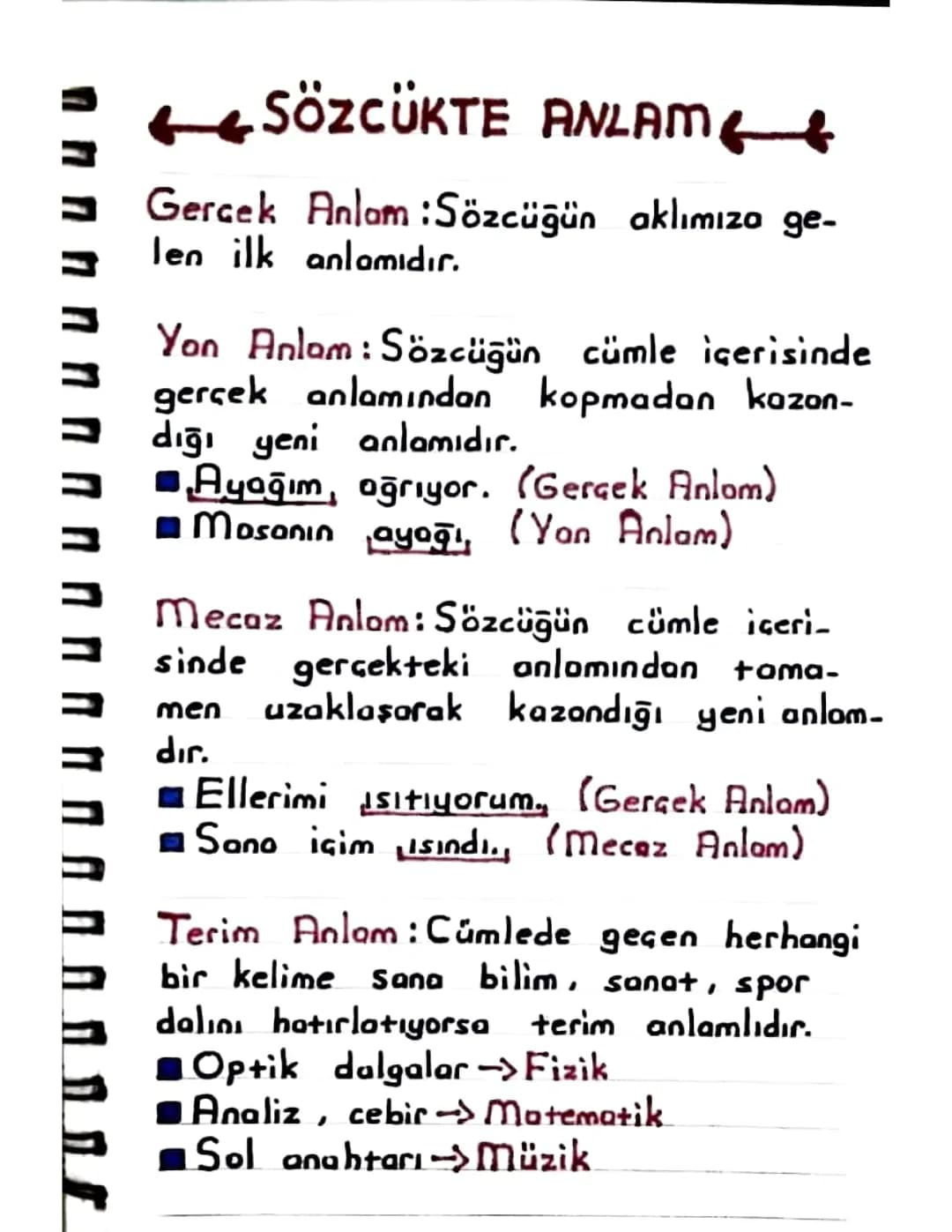 Sözcükte anlam 