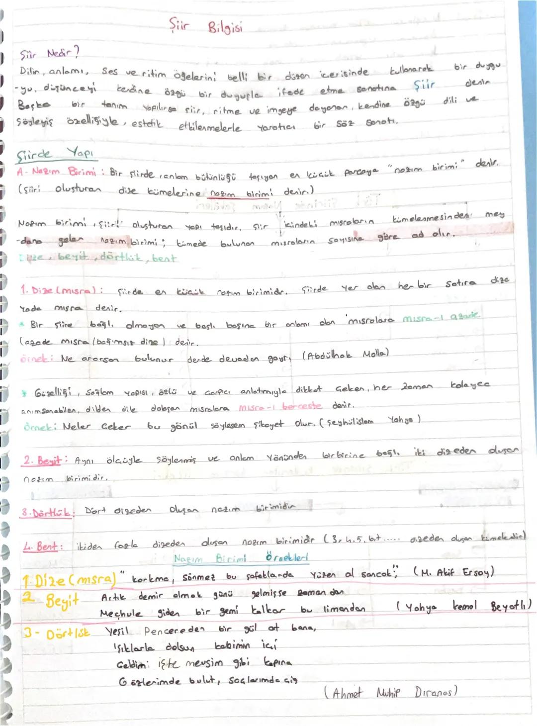 # Şiir Bilgisi

Sür Nedir?

Dilin, anlamı, Ses ve ritim öğelerini belli bir düsen icerisinde kullanarak bir duygu
-yu, düşünceyi kendine özg
