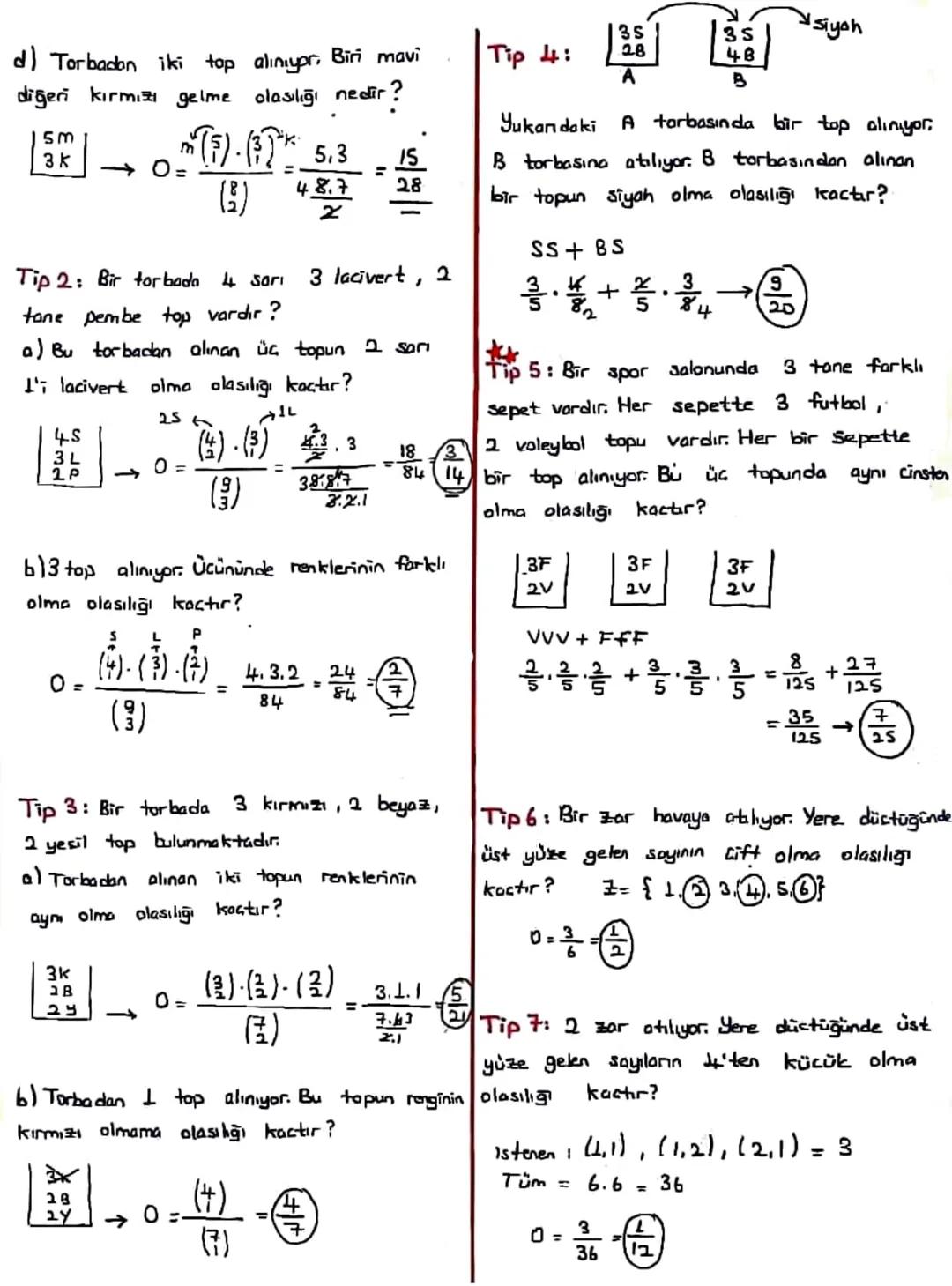 1. Permütasyon

#P(n.r) n tane nesnenin r farklı dizitmi
Sıralamasıdır.

$p(n,r) = \frac{n!}{(п-г)!}$

•P(4.0)=1 •P(6,1)=6

#Birlikte olan i