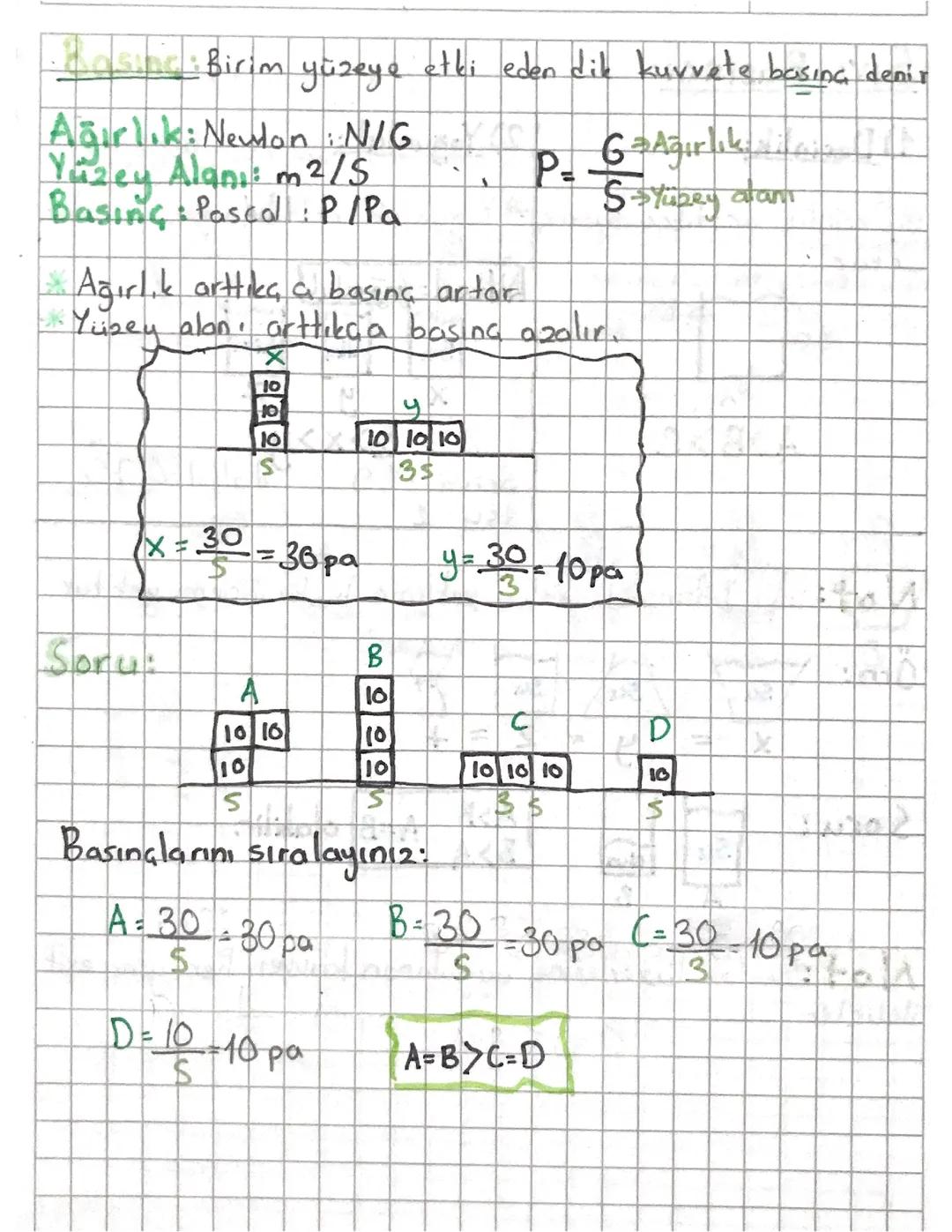 8. Sınıf Fen Bilimleri: Katı, Sıvı ve Gaz Basıncı Konu Anlatımı