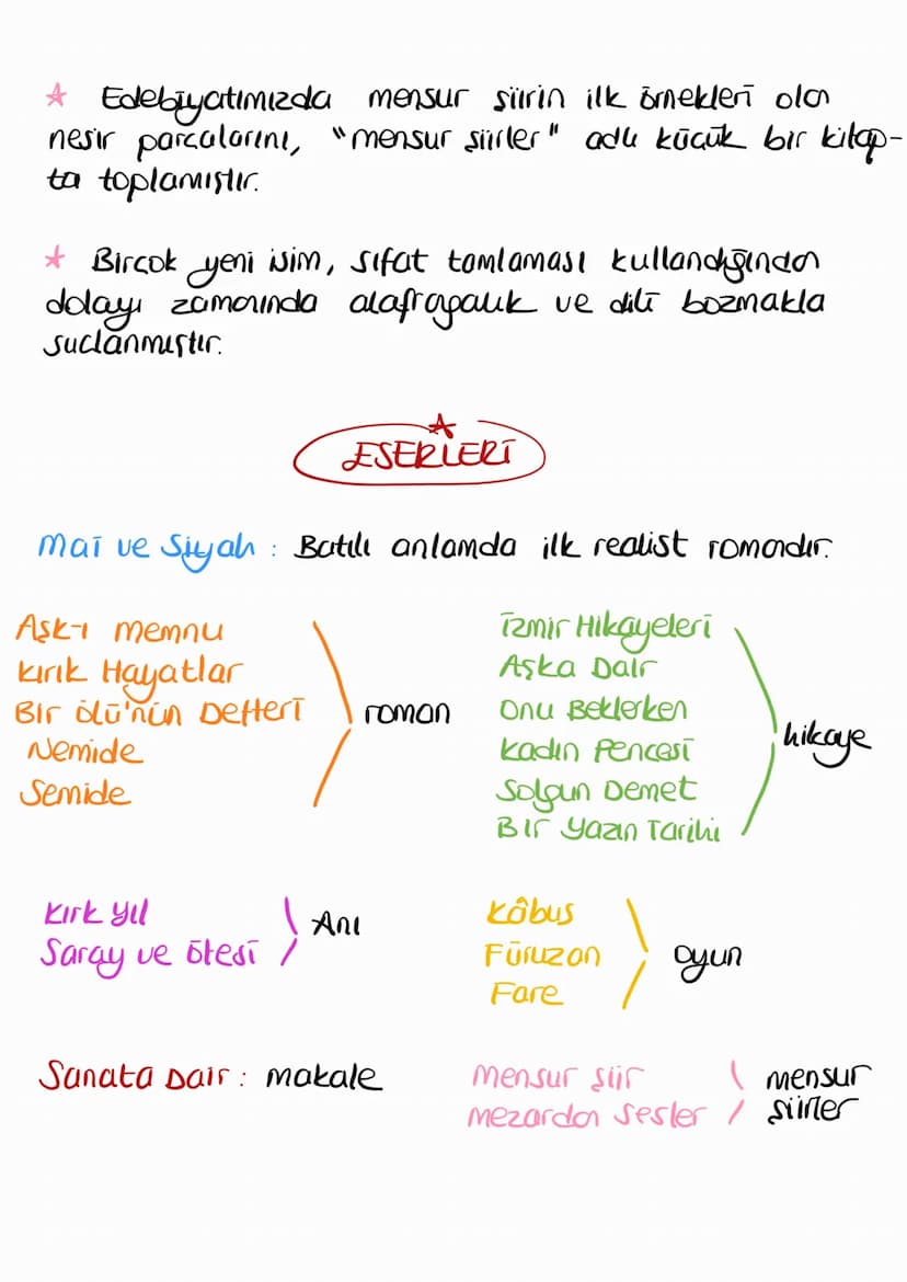 vardır.
HALIT ZIYA USAKLIGIL
* Edebiyatımızda batılı anlamda
ilk romaları yazan sanatcıdır.
tir.
Realizmin etkisinde eserler vermiş-
* Dili 