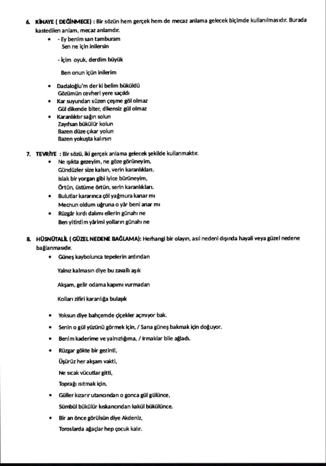 SÖZ SANATLARI
Aşağıdaki ifadelerden hangisinde sanatlı söyleyiş vardır?
A. Atlarımız aldan, kırdan, yağızdan
B. Bir göz gibi süzüyor camlard