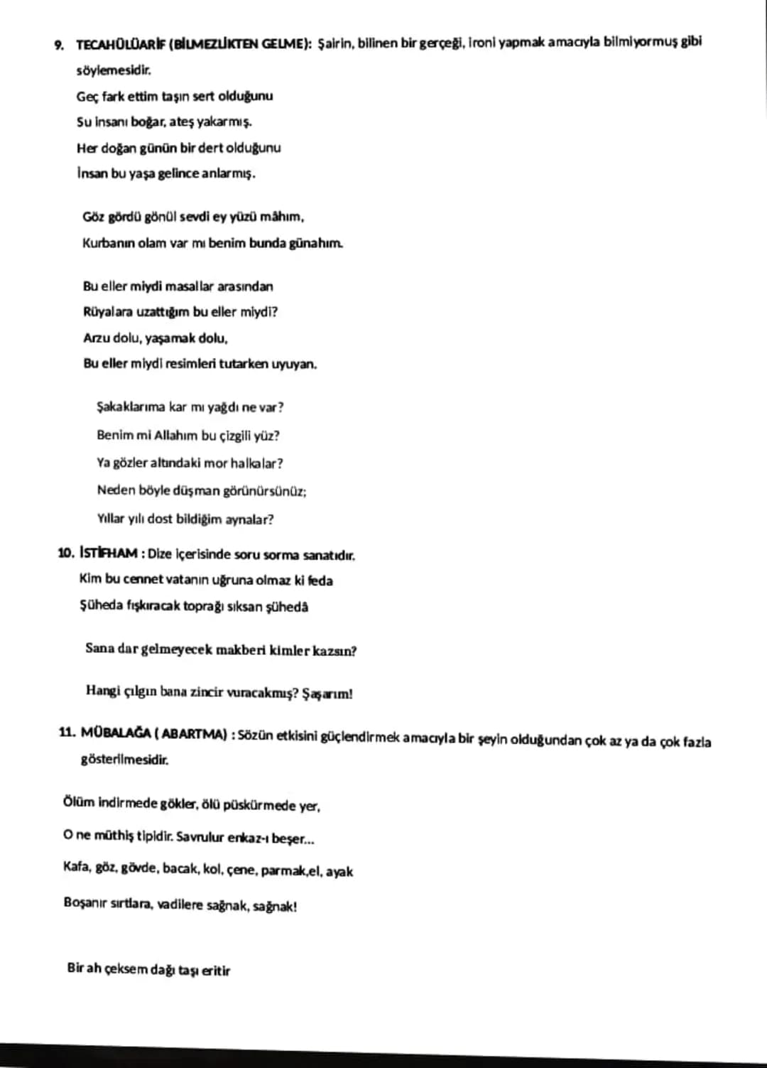 SÖZ SANATLARI
Aşağıdaki ifadelerden hangisinde sanatlı söyleyiş vardır?
A. Atlarımız aldan, kırdan, yağızdan
B. Bir göz gibi süzüyor camlard