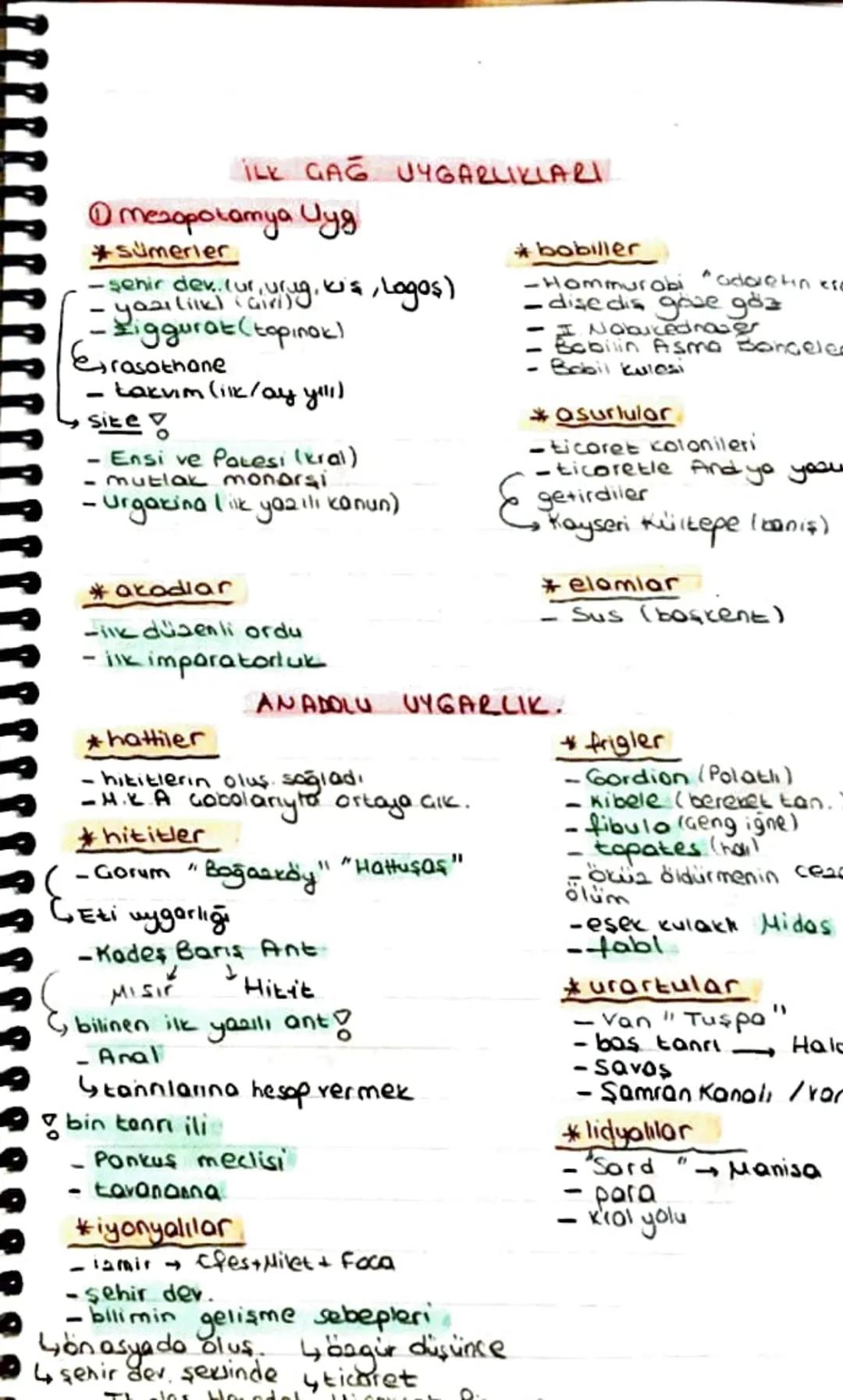 İLK GAG UYGARLIKLARI

мезорокатya Uyg

*sümerier

-sehir dev (ur, urug, kis, Logos)

yazilikl
Ziggurat(topinok)
Esrasathane
takvim (ilk/ay y