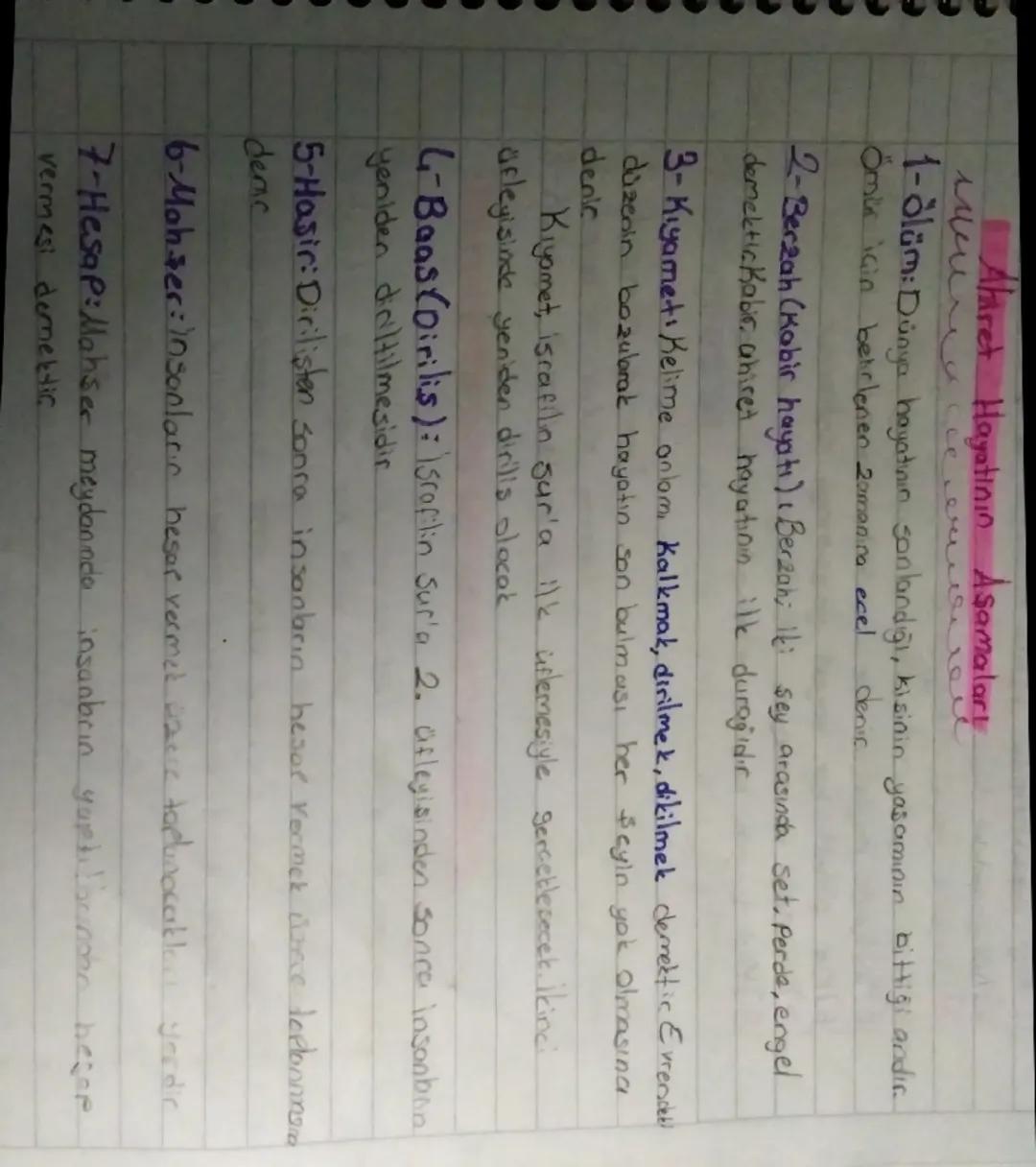 # 1. Ünite  Melek ve Ahiret inancı
Görülen ve Görülmeyen Varlıklar

Âlem: Yaratılmış olan tüm Varlıklara denir. Âlemi yaratan tek bir güç. V