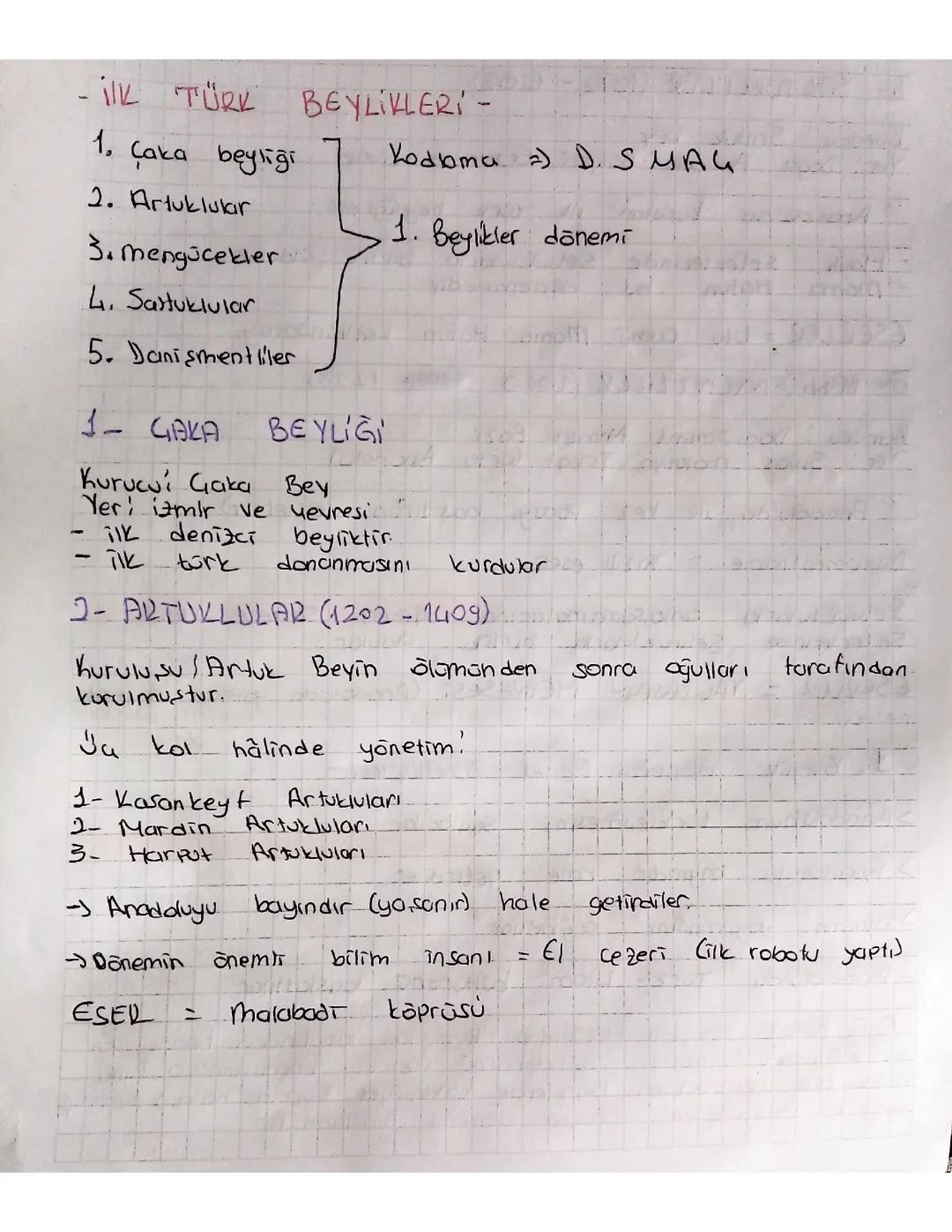 İlk türk beylikleri 