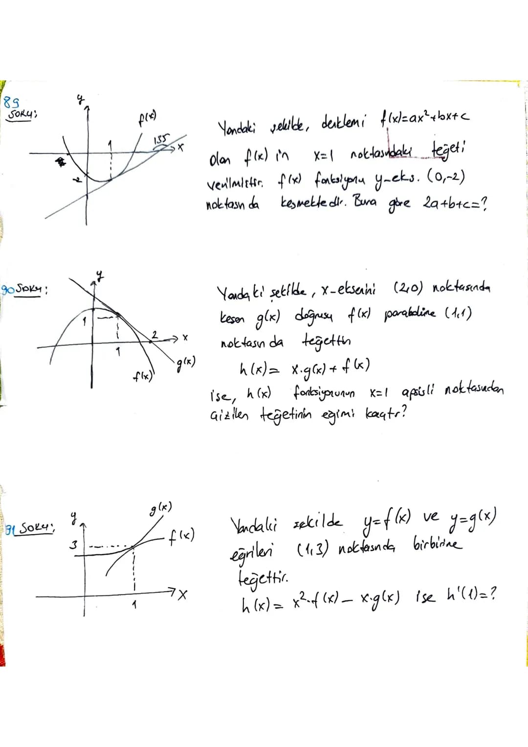 Fonksiyonda işlemler
->
fA → R, g ; B → R 0.0
1 (f+g)
Anẞ > R
(f+g) (x) =
6
2 (f-g)
3(89)
(4)
ANB → R
(f-g) (x) =
-
AnB -> R
(f.g) (x) =
f (