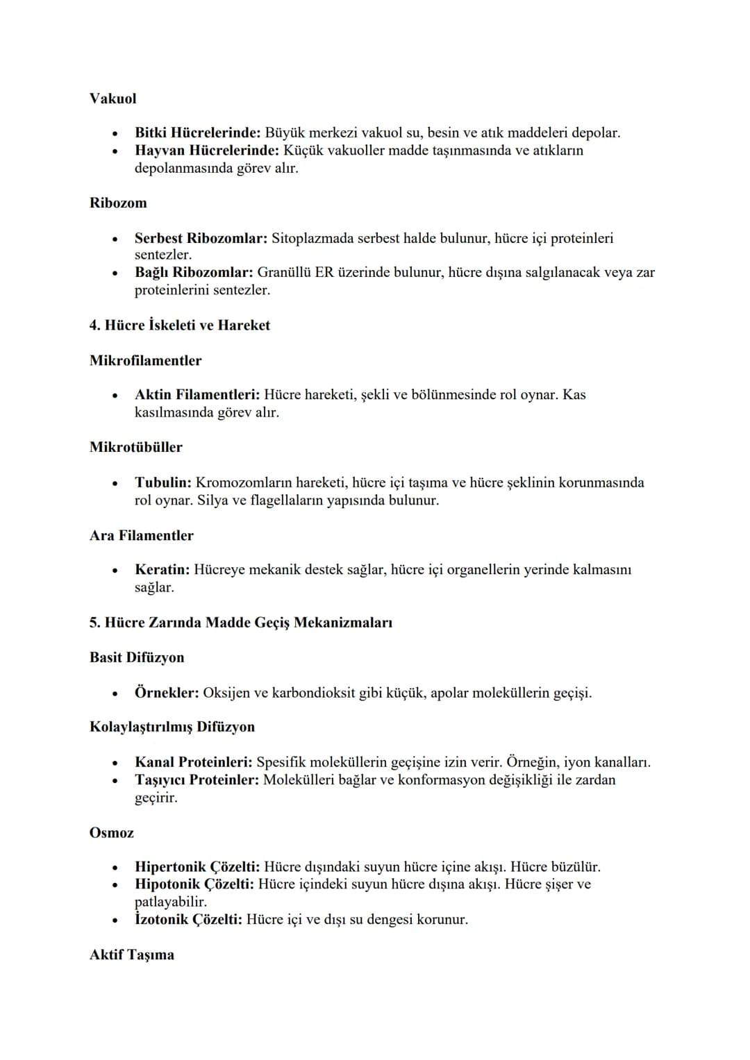 Hücre ve Organeller - Madde Geçişleri
1. Hücre ve Hücre Teorisi
Hücre Teorisi
Matthias Schleiden ve Theodor Schwann: 19. yüzyılda hücre teor
